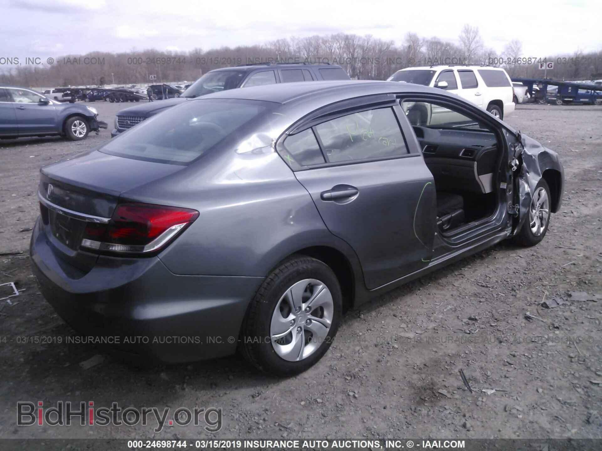 2013 HONDA CIVIC - VIN: 19XFB2F54DE248624 - Фото 4