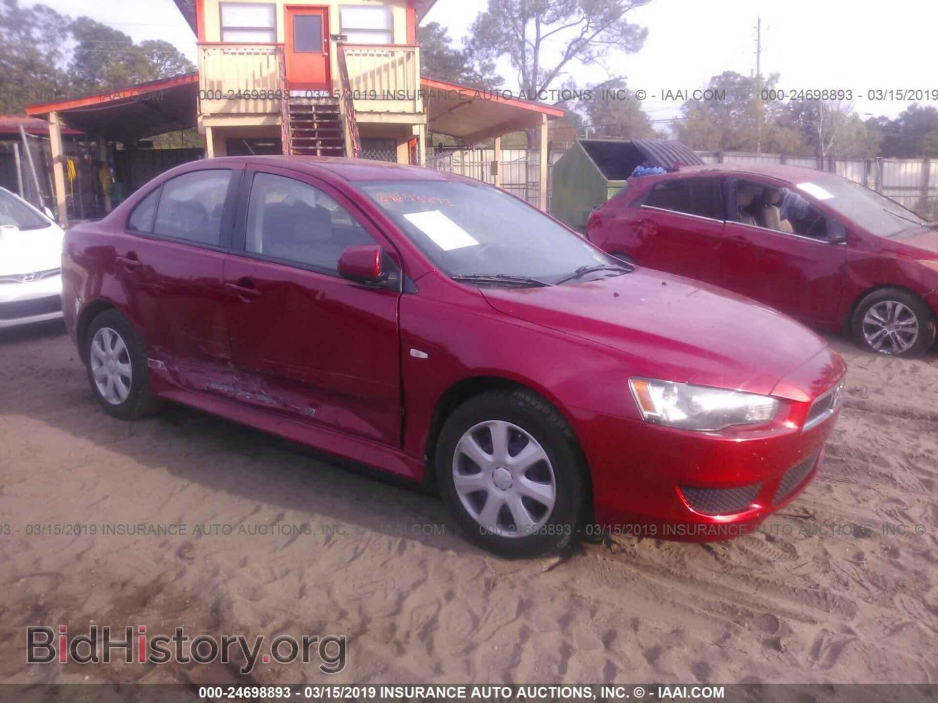 Photo JA32U2FU3DU016502 - MITSUBISHI LANCER 2013