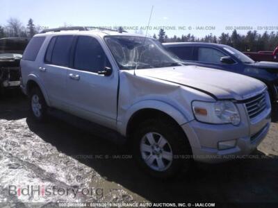 2010 Ford EXPLORER XLT, серебристый — VIN 1FMEU7DE2AUA80609, IAAI