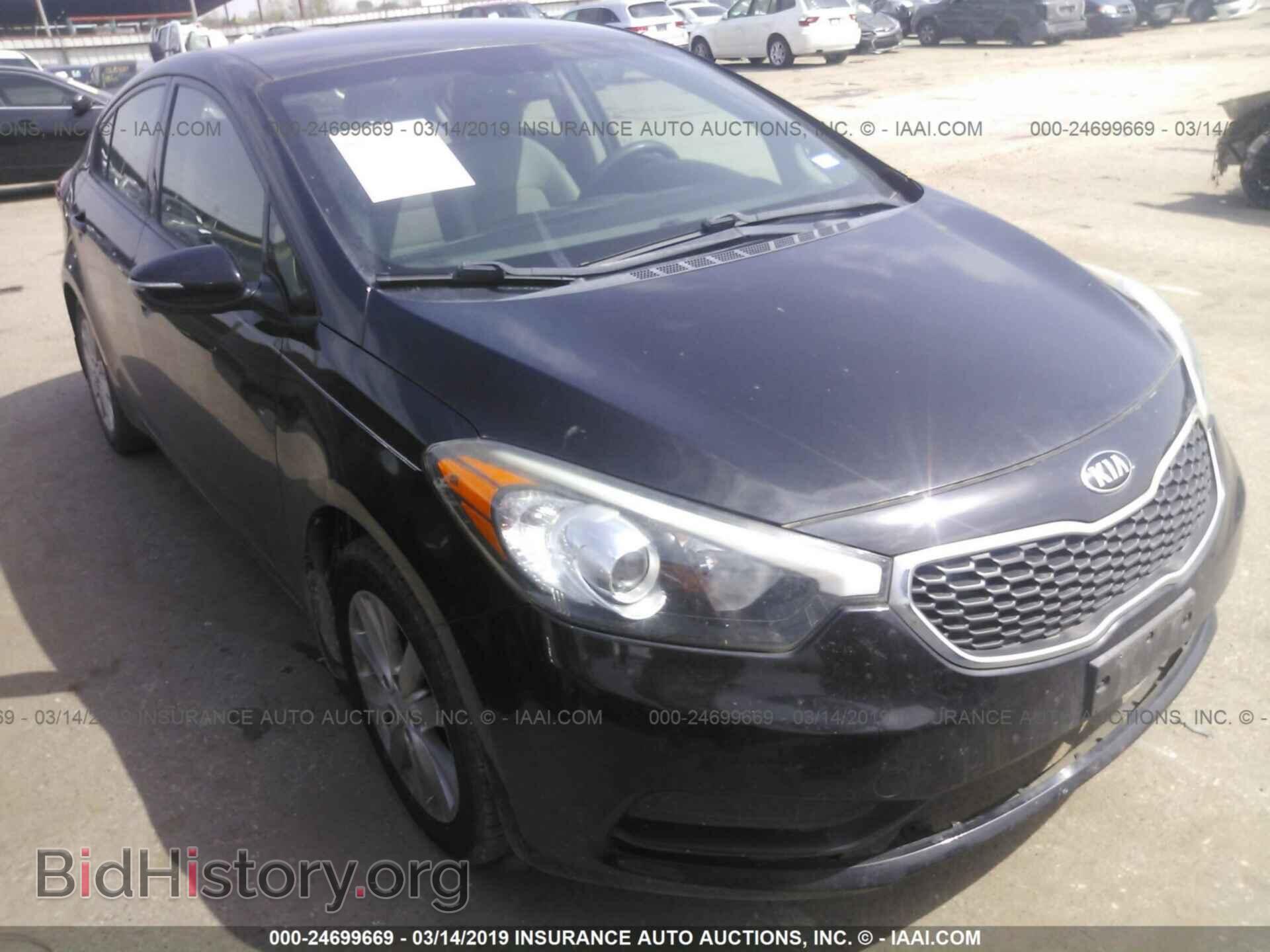 Photo KNAFX4A63E5211913 - KIA FORTE 2014