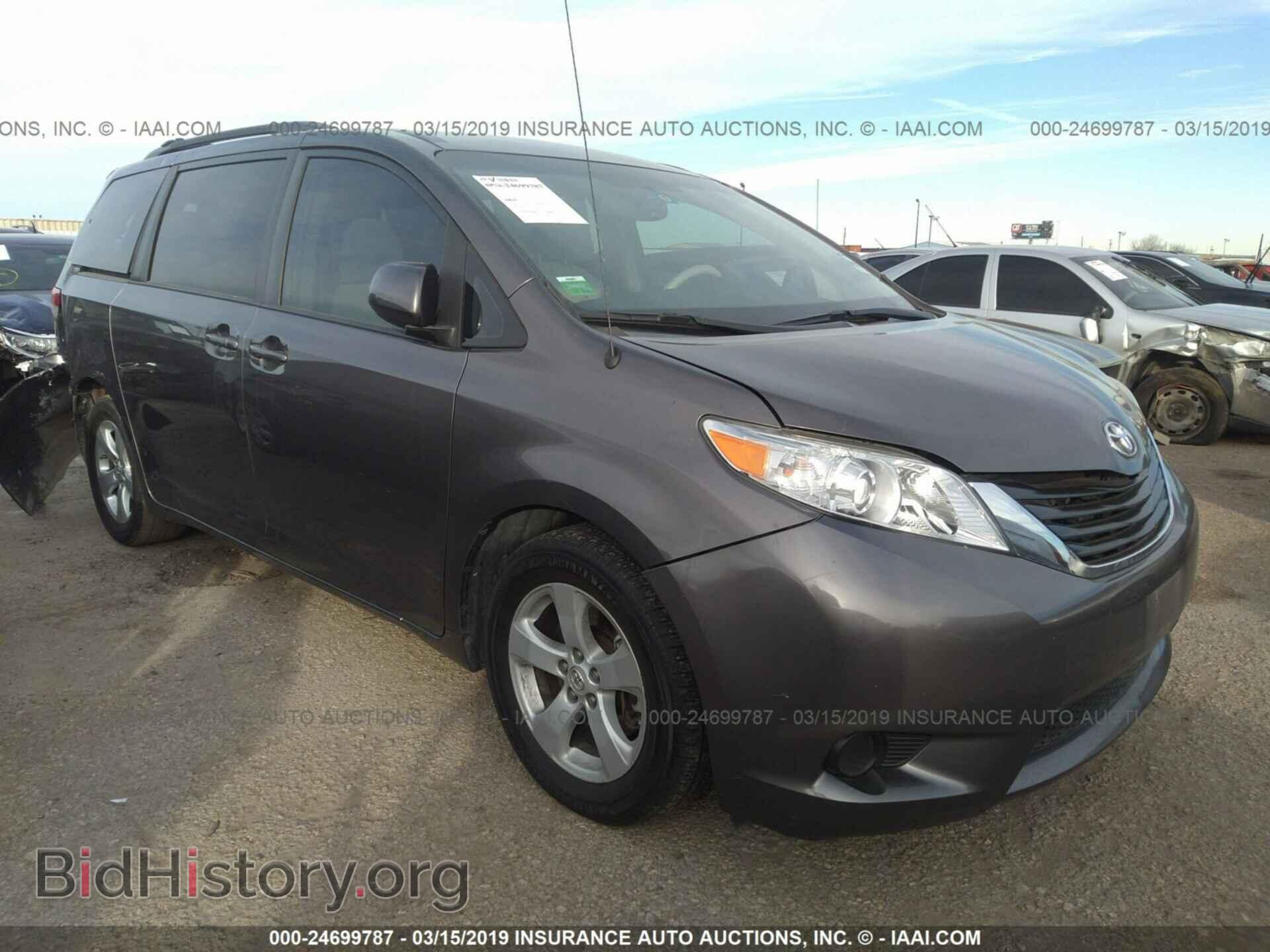 Фотография 5TDKK3DC8DS320615 - TOYOTA SIENNA 2013