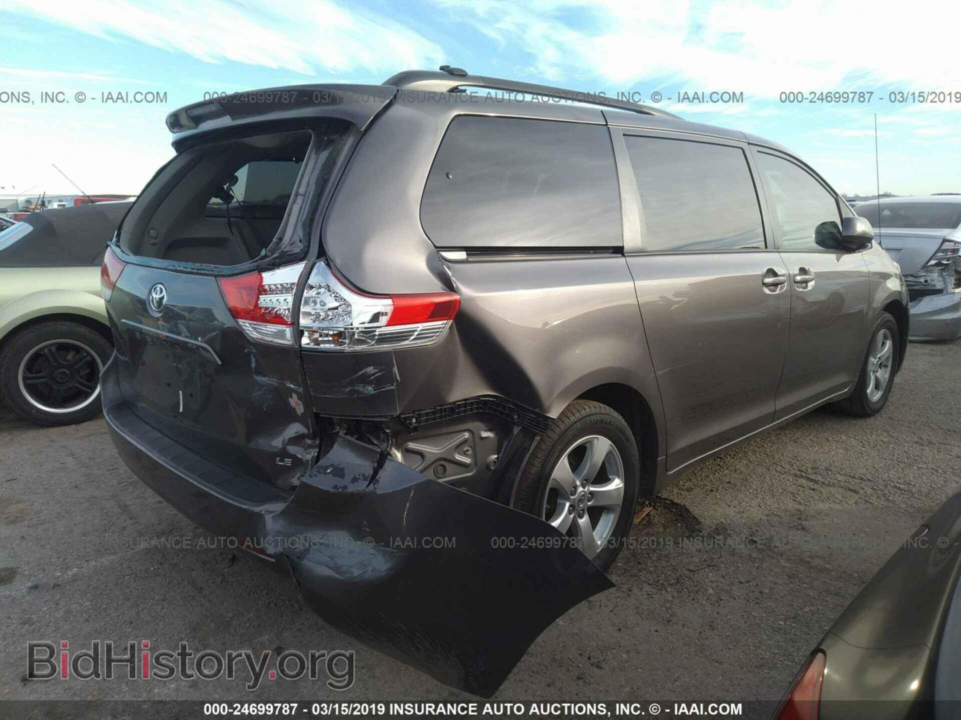 2013 TOYOTA SIENNA - VIN: 5TDKK3DC8DS320615 - Фото 4