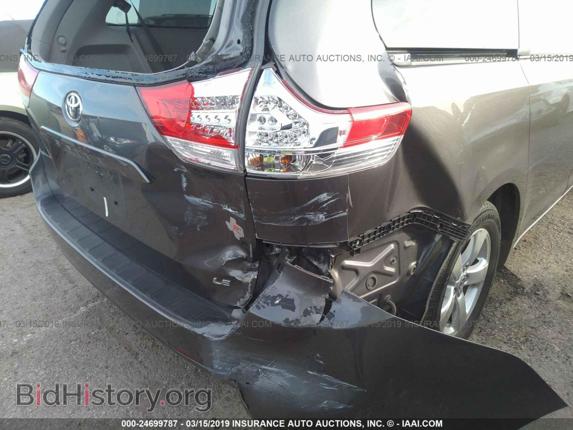2013 TOYOTA SIENNA - VIN: 5TDKK3DC8DS320615 - Фото 6