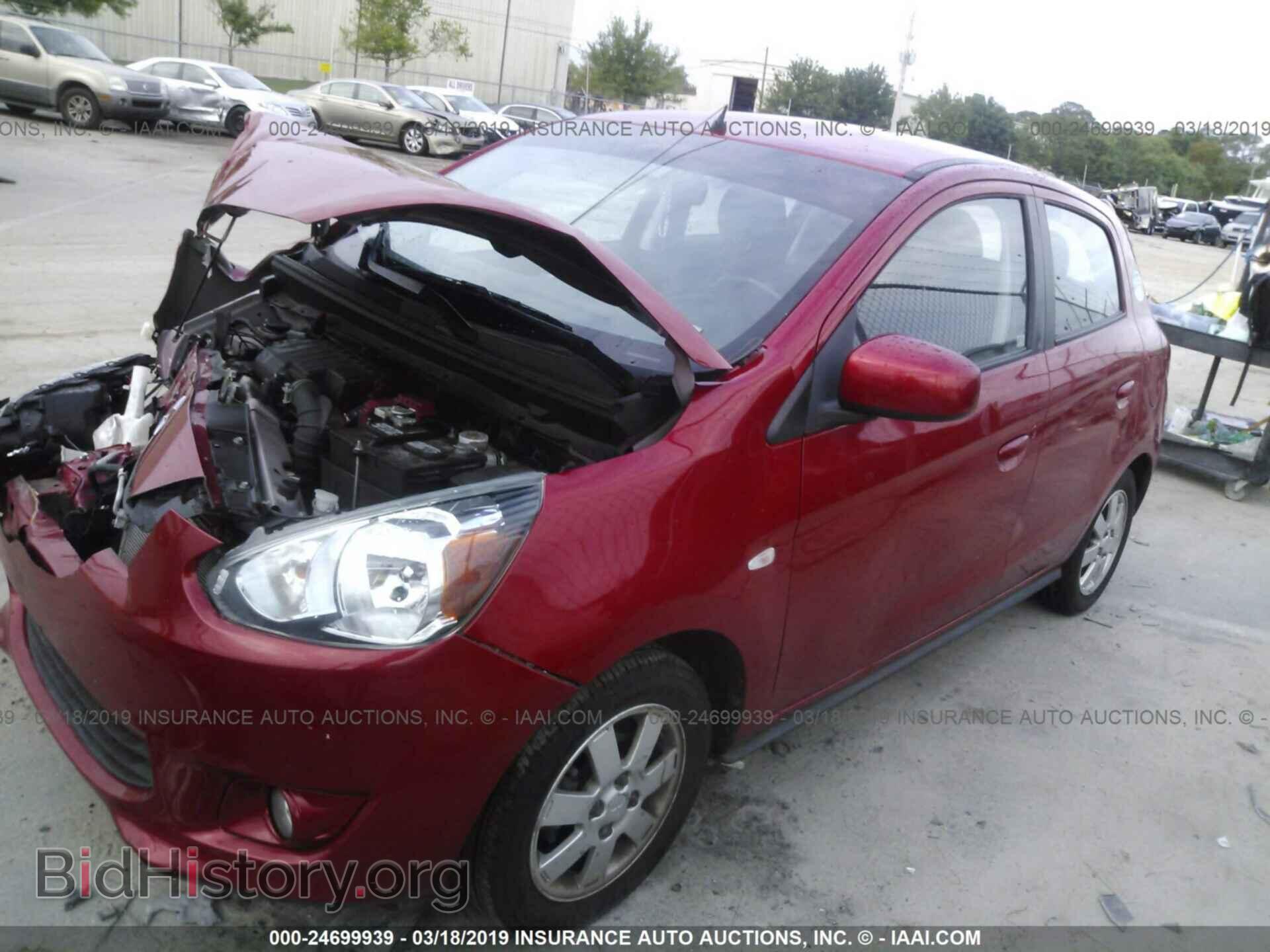 2014 MITSUBISHI MIRAGE - VIN: ML32A4HJ3EH025495 - Фото 2