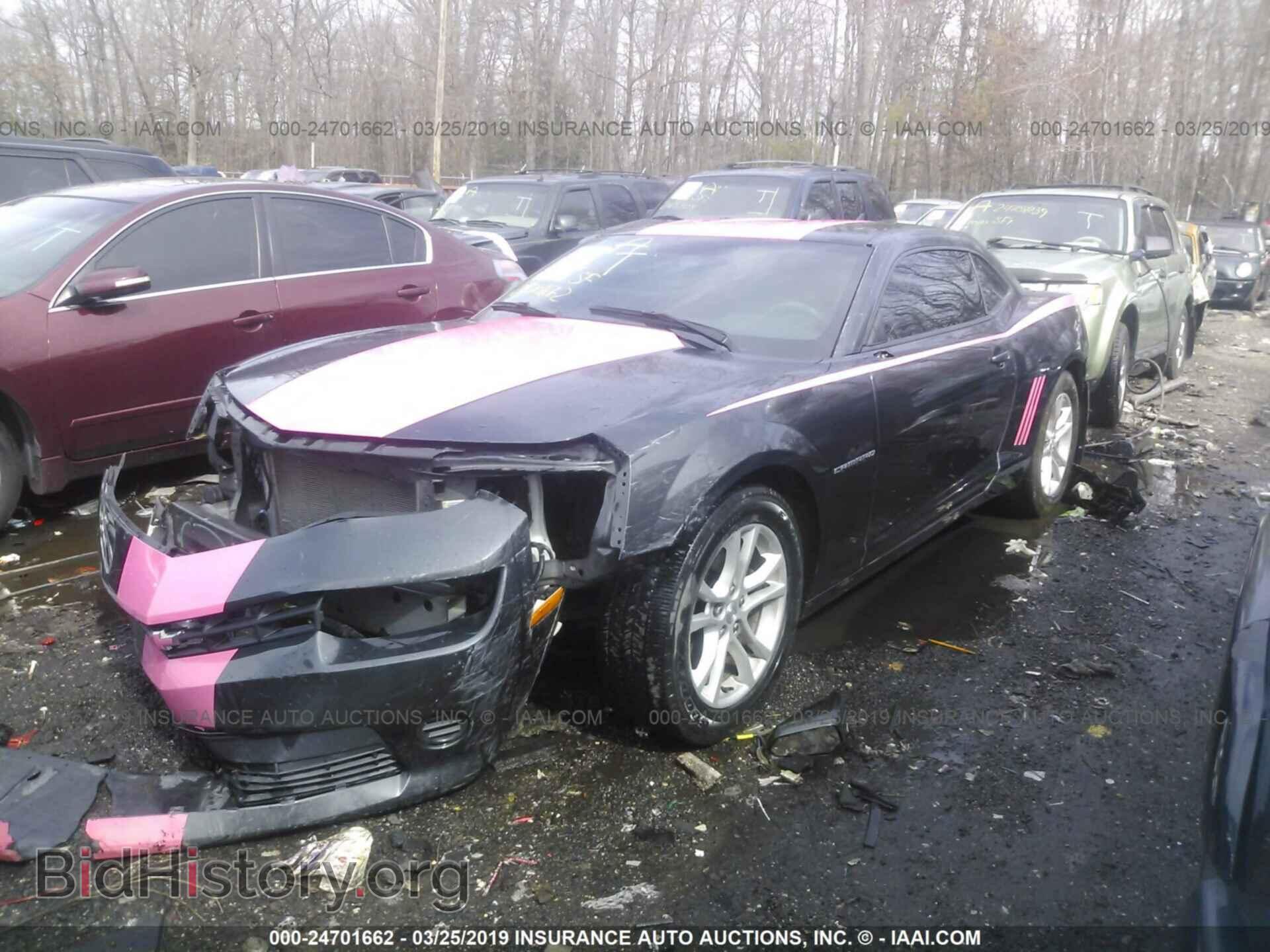 2014 CHEVROLET CAMARO - VIN: 2G1FA1E33E9220142 - Фото 2