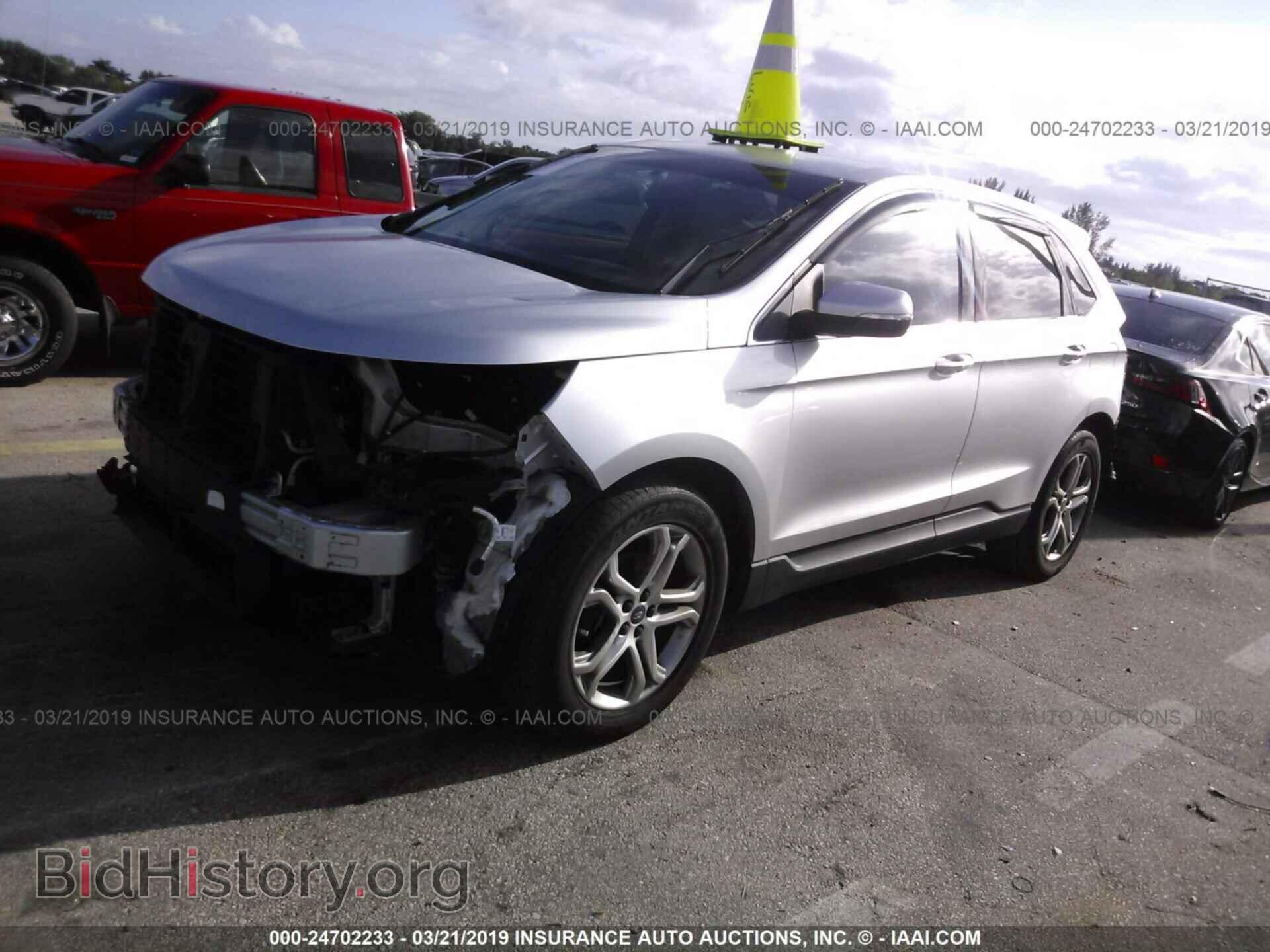 2015 FORD EDGE - VIN: 2FMTK3K91FBB21952 - Photo 2