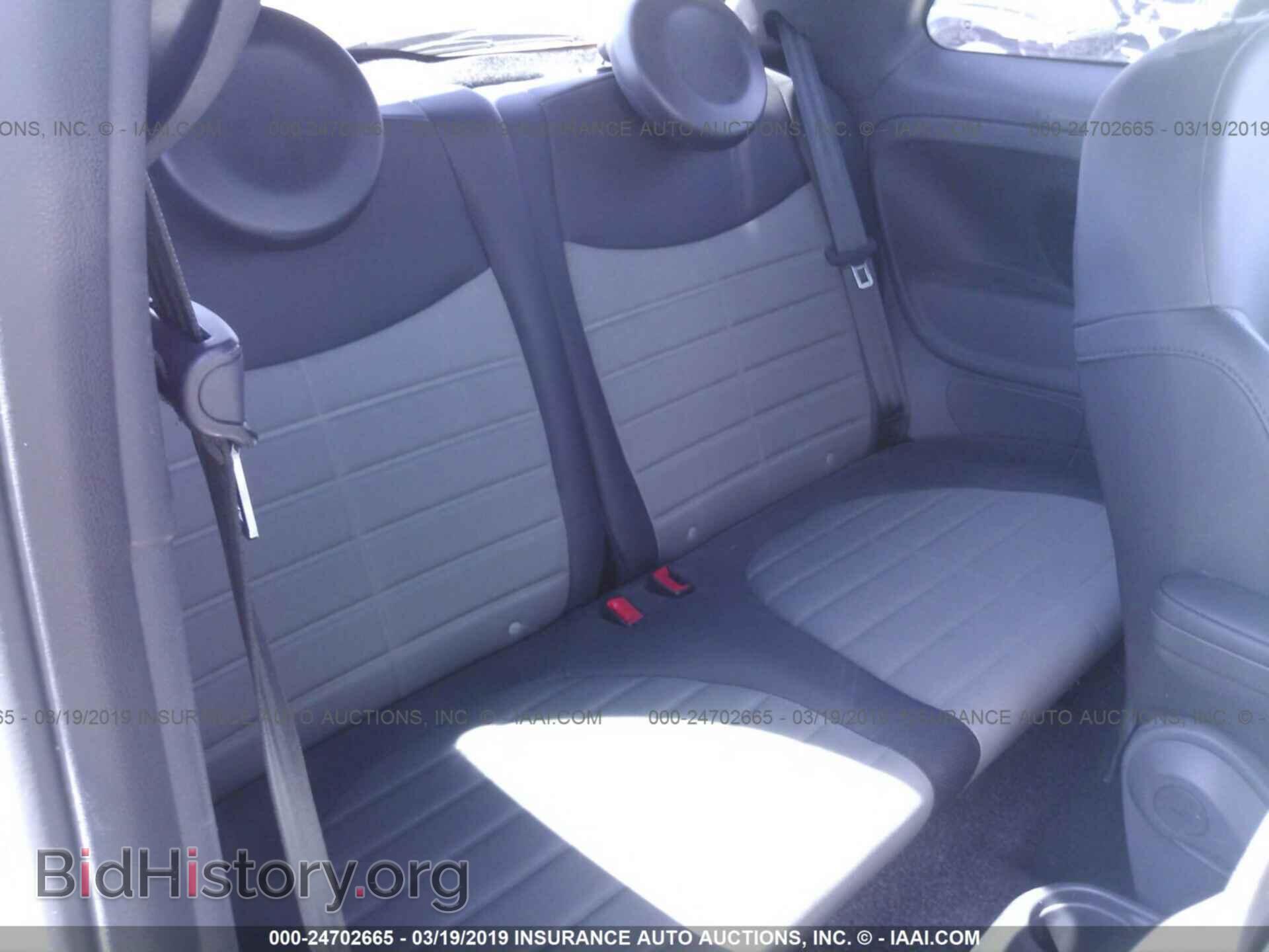 2013 FIAT 500 - VIN: 3C3CFFBR2DT514939 - Фото 8