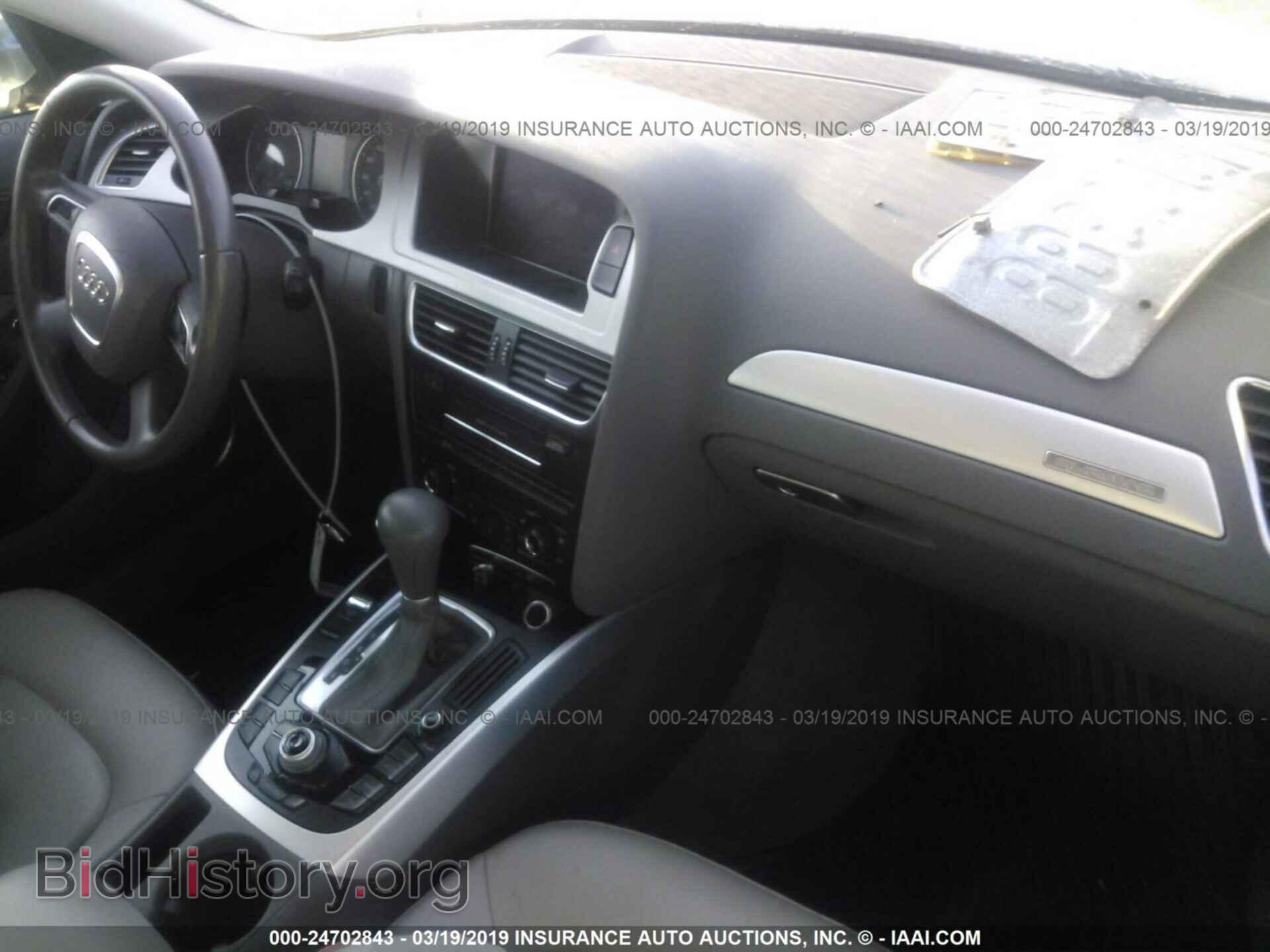 2011 AUDI A4 - VIN: WAUWFBFL6BA070392 - Фото 5