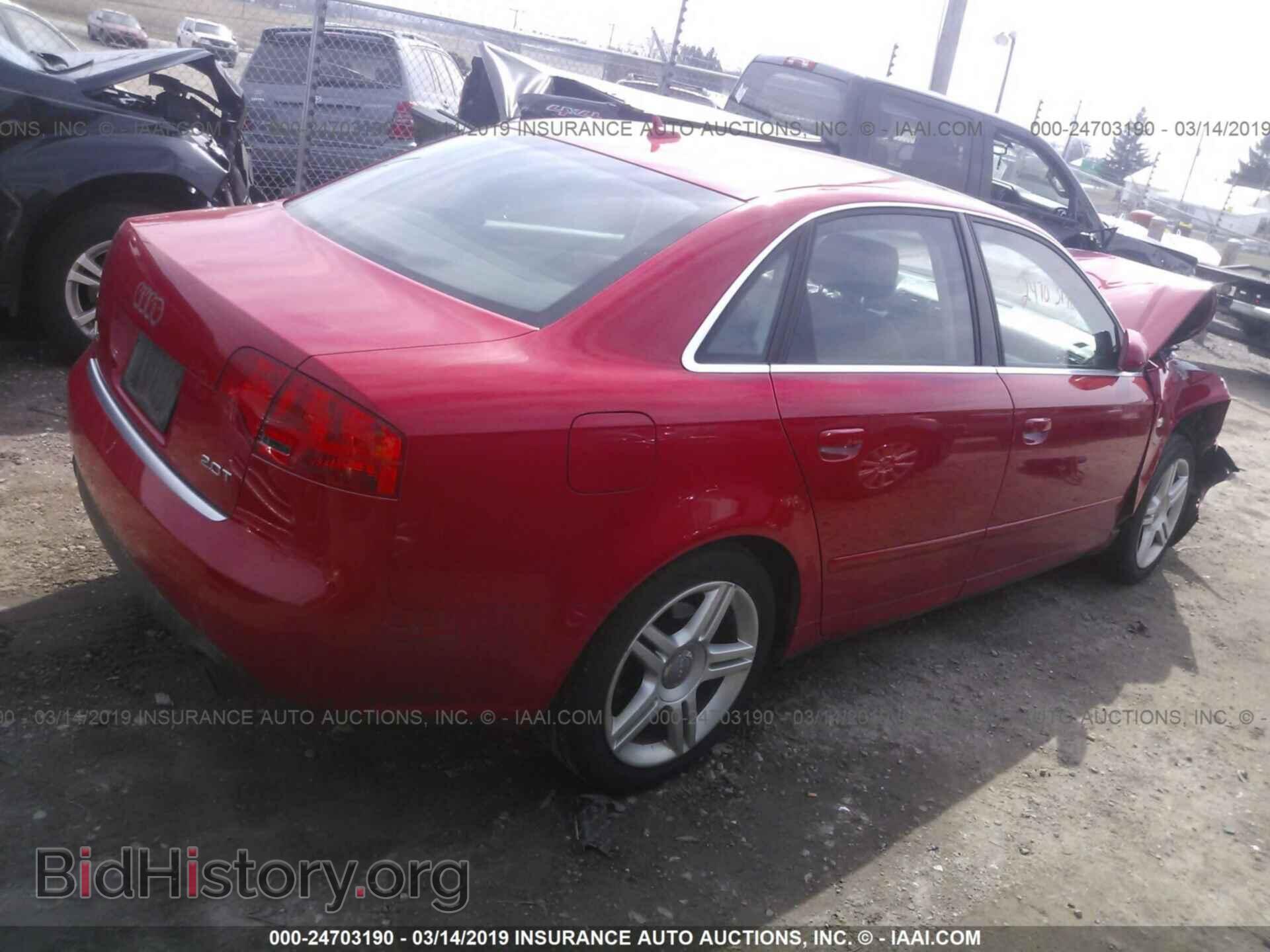 2007 AUDI A4 - VIN: WAUAF78E47A108375 - Фото 4