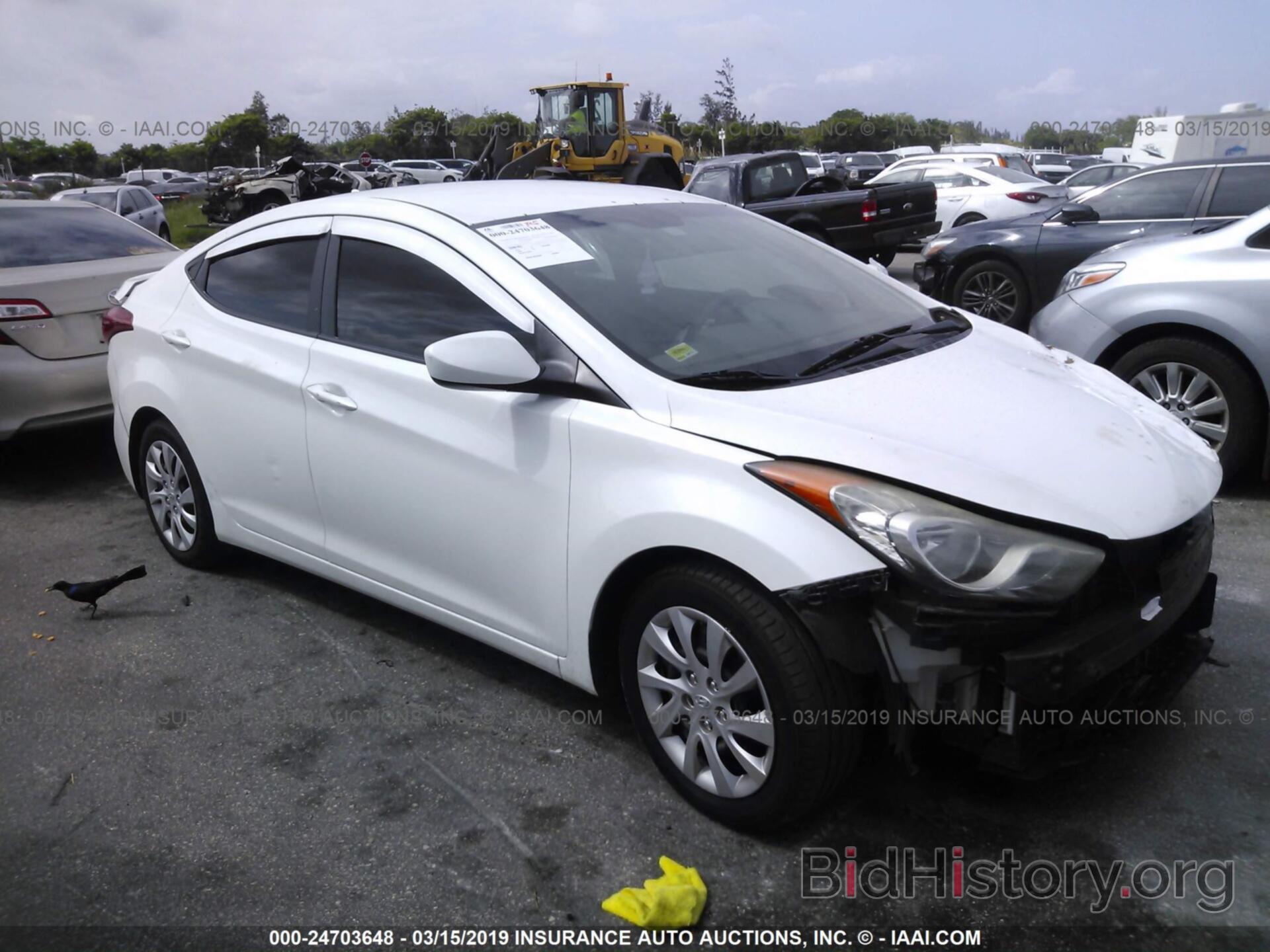 Photo 5NPDH4AE6BH046059 - HYUNDAI ELANTRA 2011