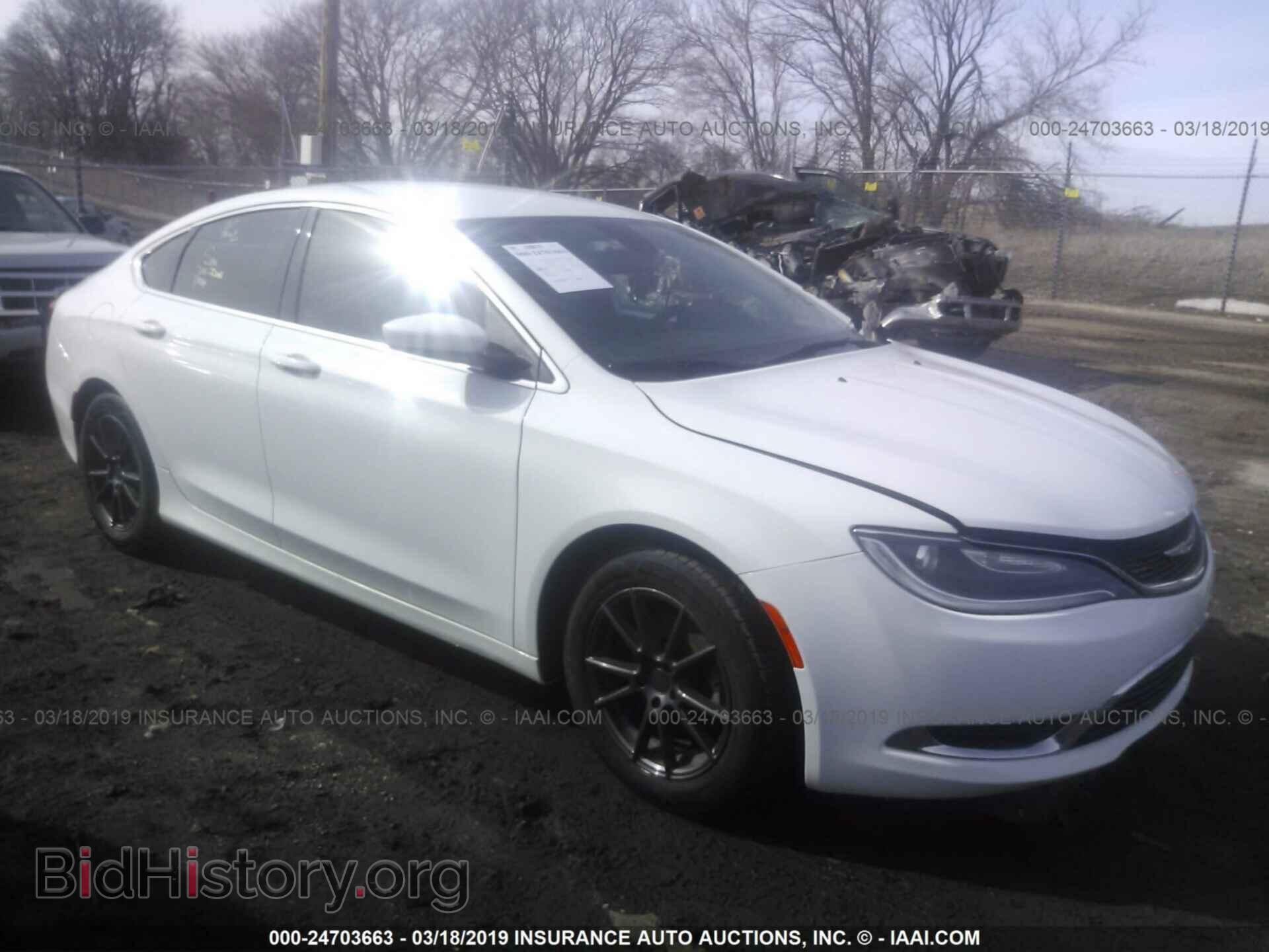 Photo 1C3CCCAB8FN586534 - CHRYSLER 200 2015