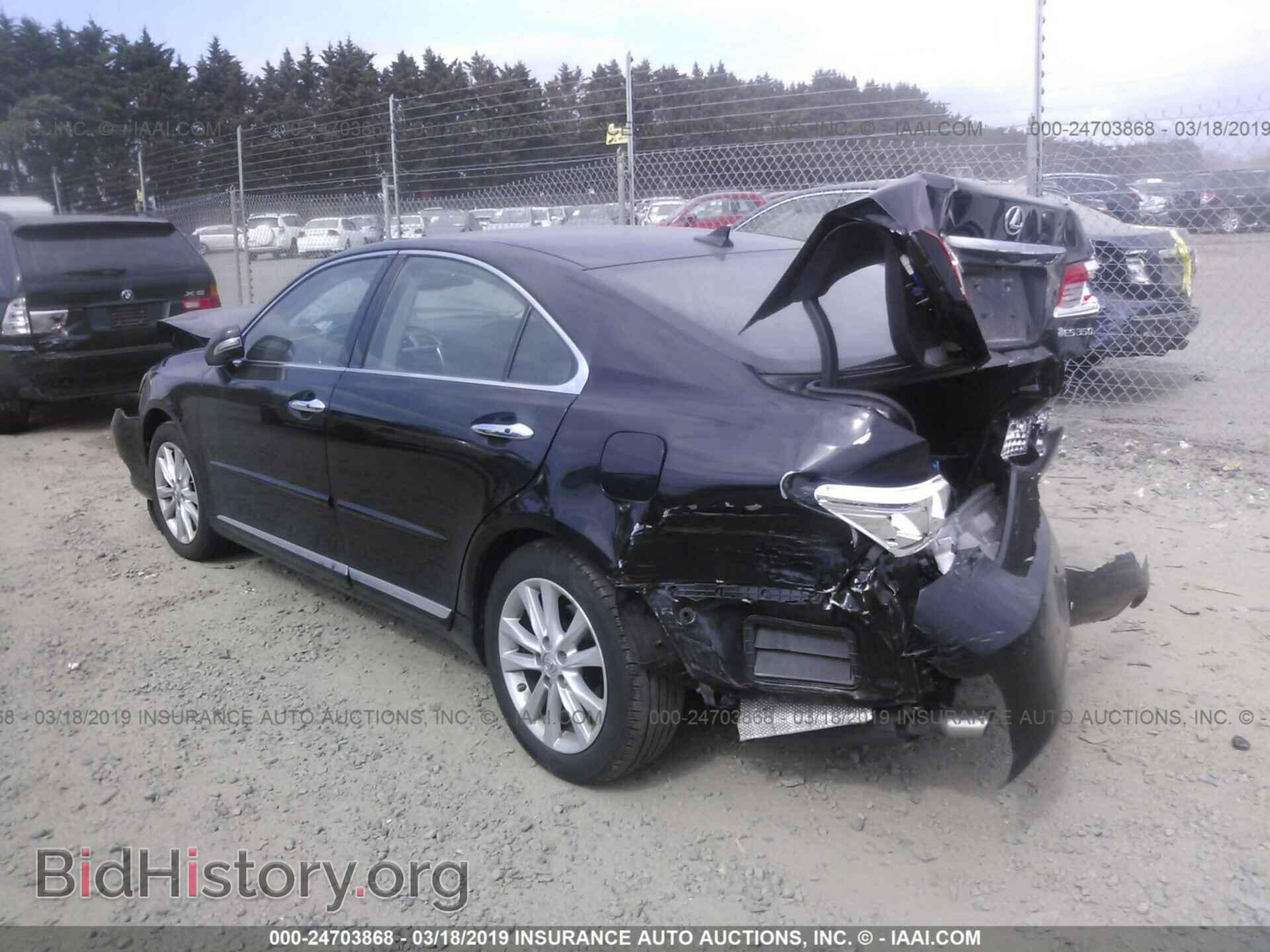 2011 LEXUS ES - VIN: JTHBK1EG5B2454555 - Фото 3