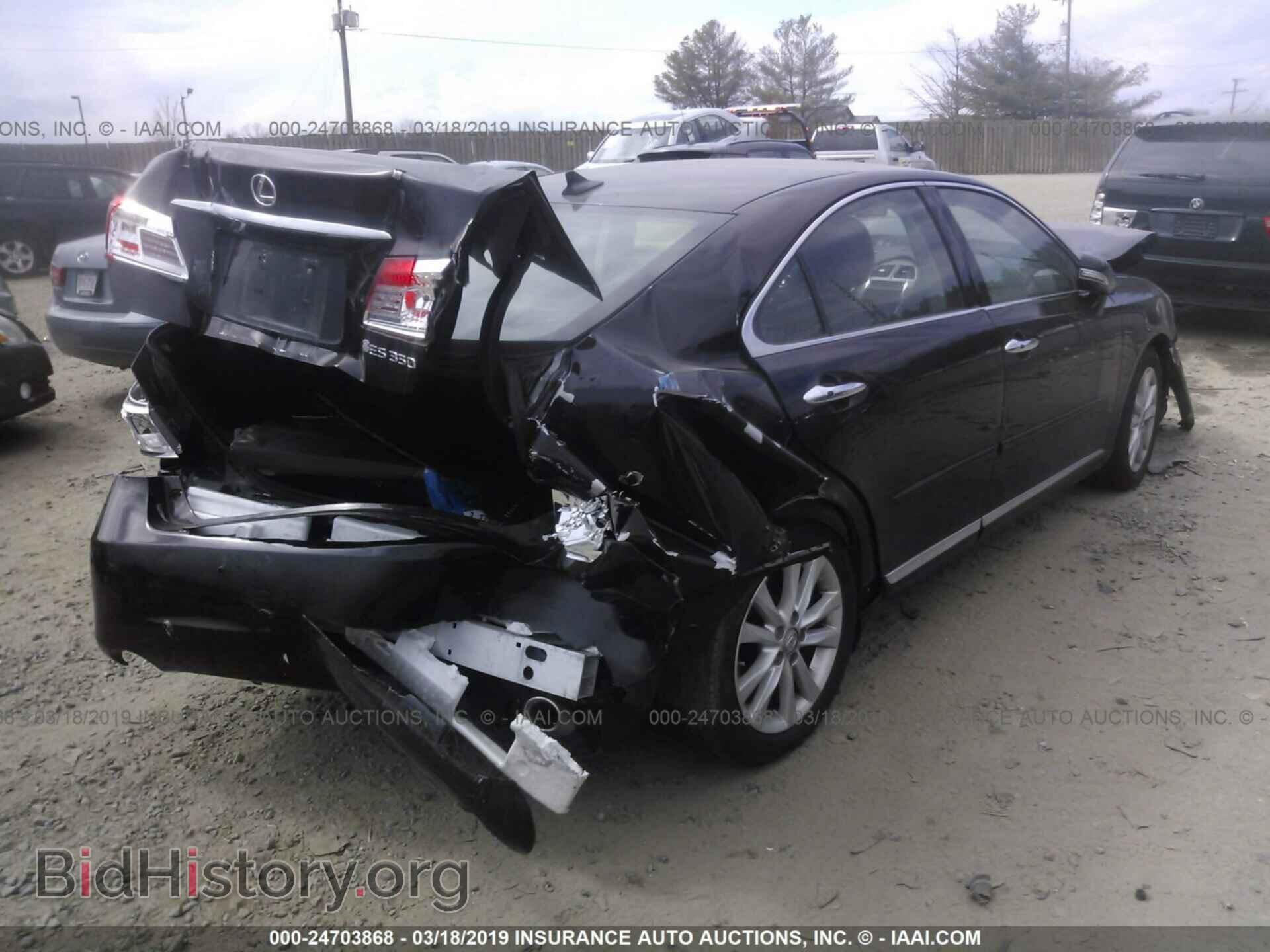 2011 LEXUS ES - VIN: JTHBK1EG5B2454555 - Фото 4