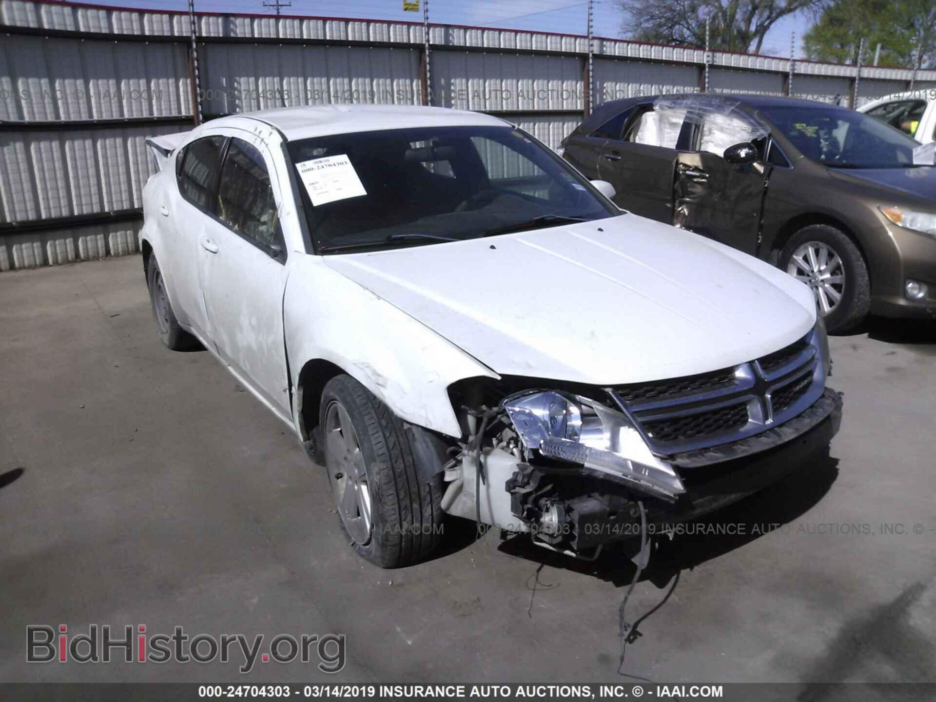 Фотография 1C3CDZAB3DN643753 - DODGE AVENGER 2013