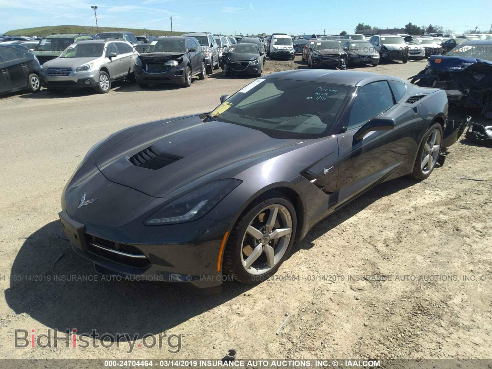 2014 CHEVROLET CORVETTE - VIN: 1G1YD2D77E5103915 - Фото 2