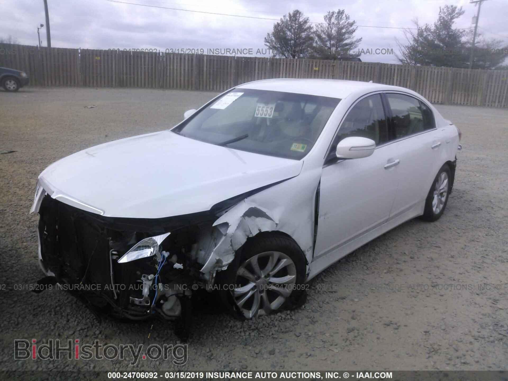 2012 HYUNDAI GENESIS - VIN: KMHGC4DD2CU180164 - Фото 2