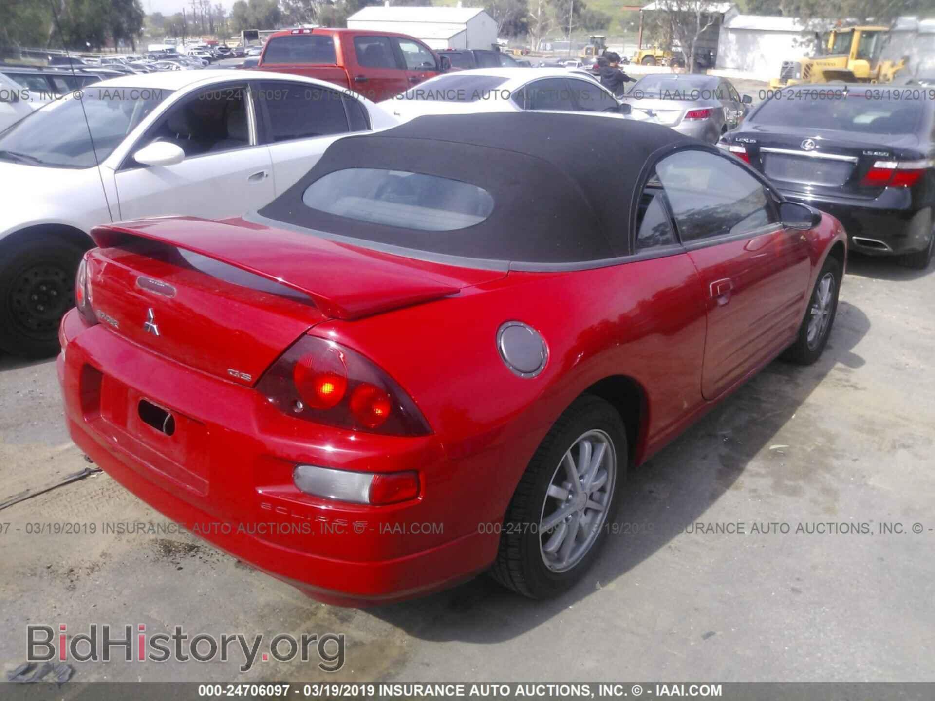 2002 MITSUBISHI ECLIPSE - VIN: 4A3AE45G62E106989 - Фото 4