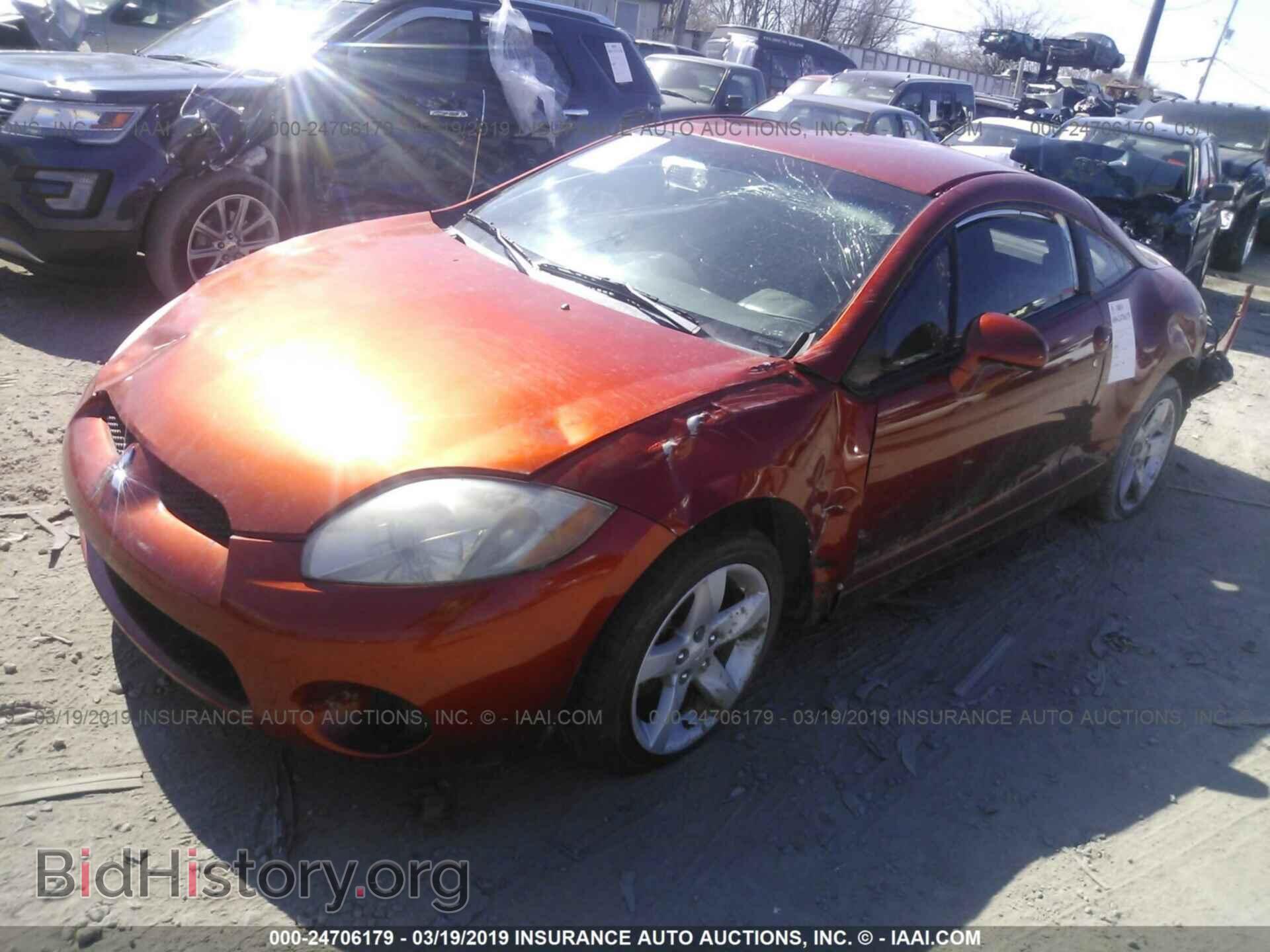 2006 MITSUBISHI ECLIPSE - VIN: 4A3AK24F06E003448 - Фото 2