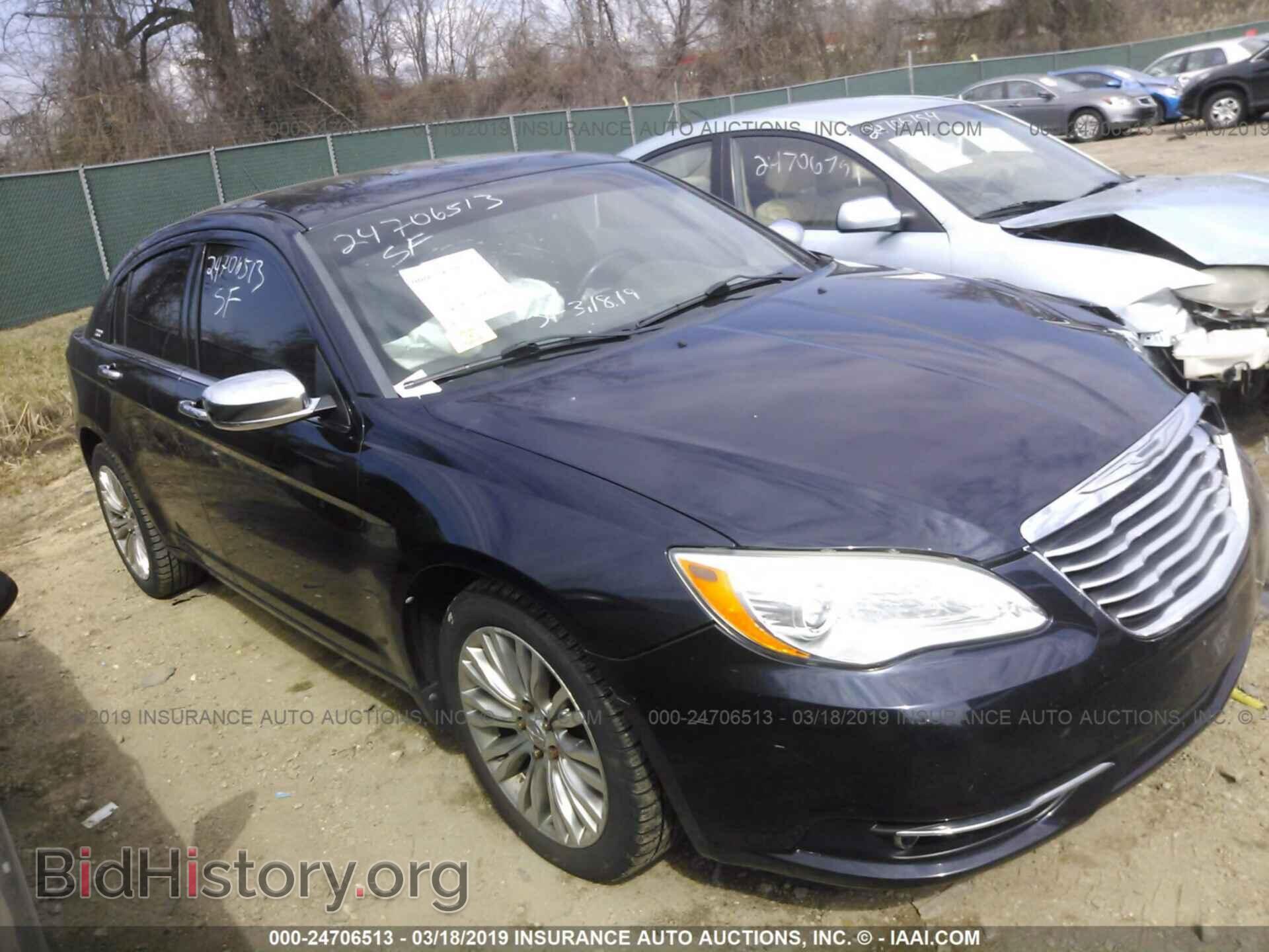 Фотография 1C3CCBCB9CN189496 - CHRYSLER 200 2012