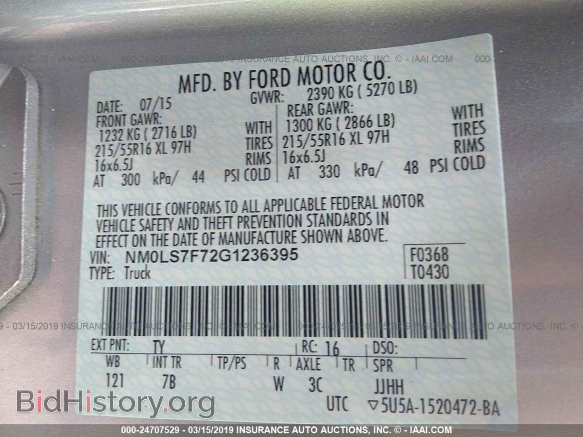 2016 FORD TRANSIT CONNECT - VIN: NM0LS7F72G1236395 - Фото 9