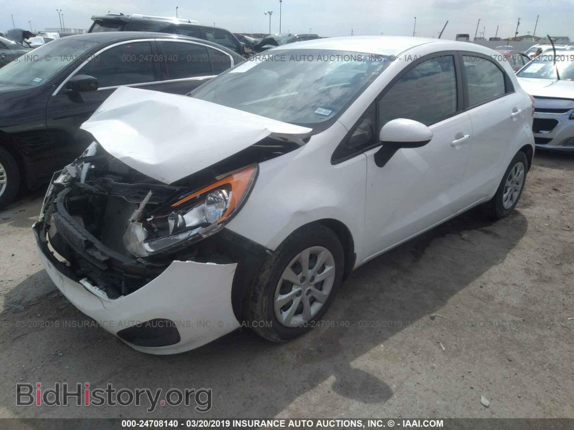 2012 KIA RIO - VIN: KNADM5A39C6080960 - Фото 2