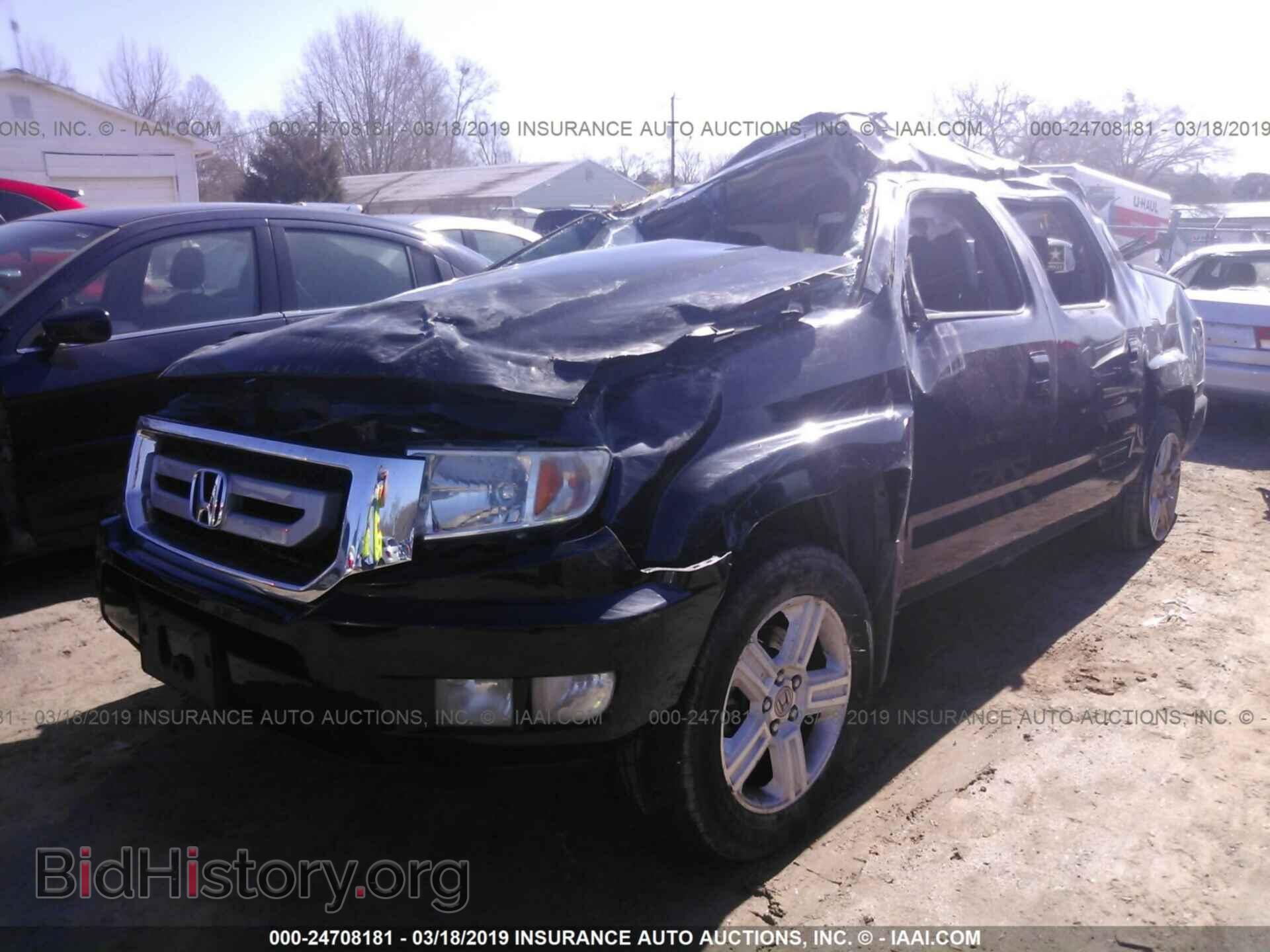 2011 HONDA RIDGELINE - VIN: 5FPYK1F50BB009282 - Фото 2