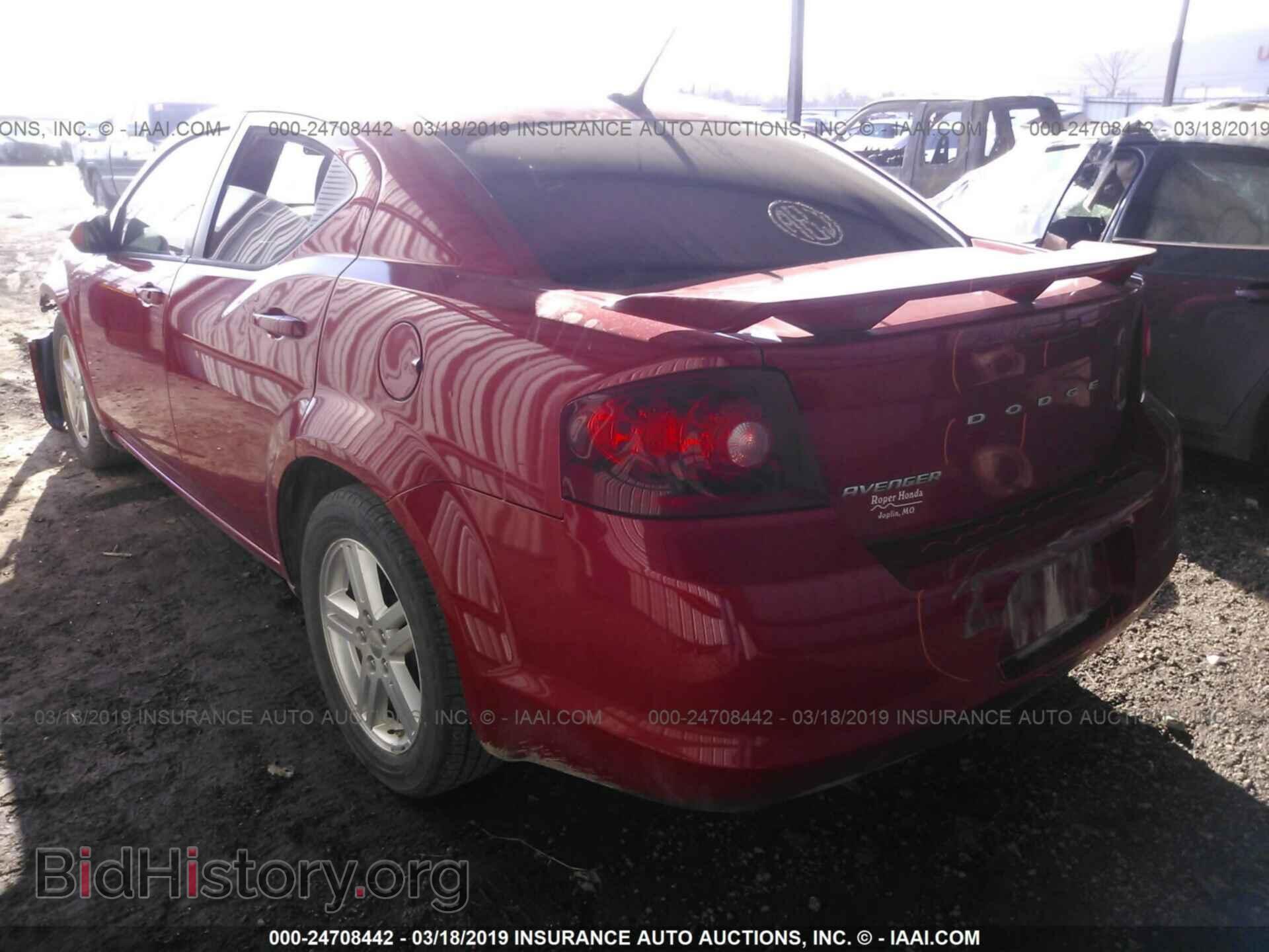 2012 DODGE AVENGER - VIN: 1C3CDZCB6CN178042 - Фото 3