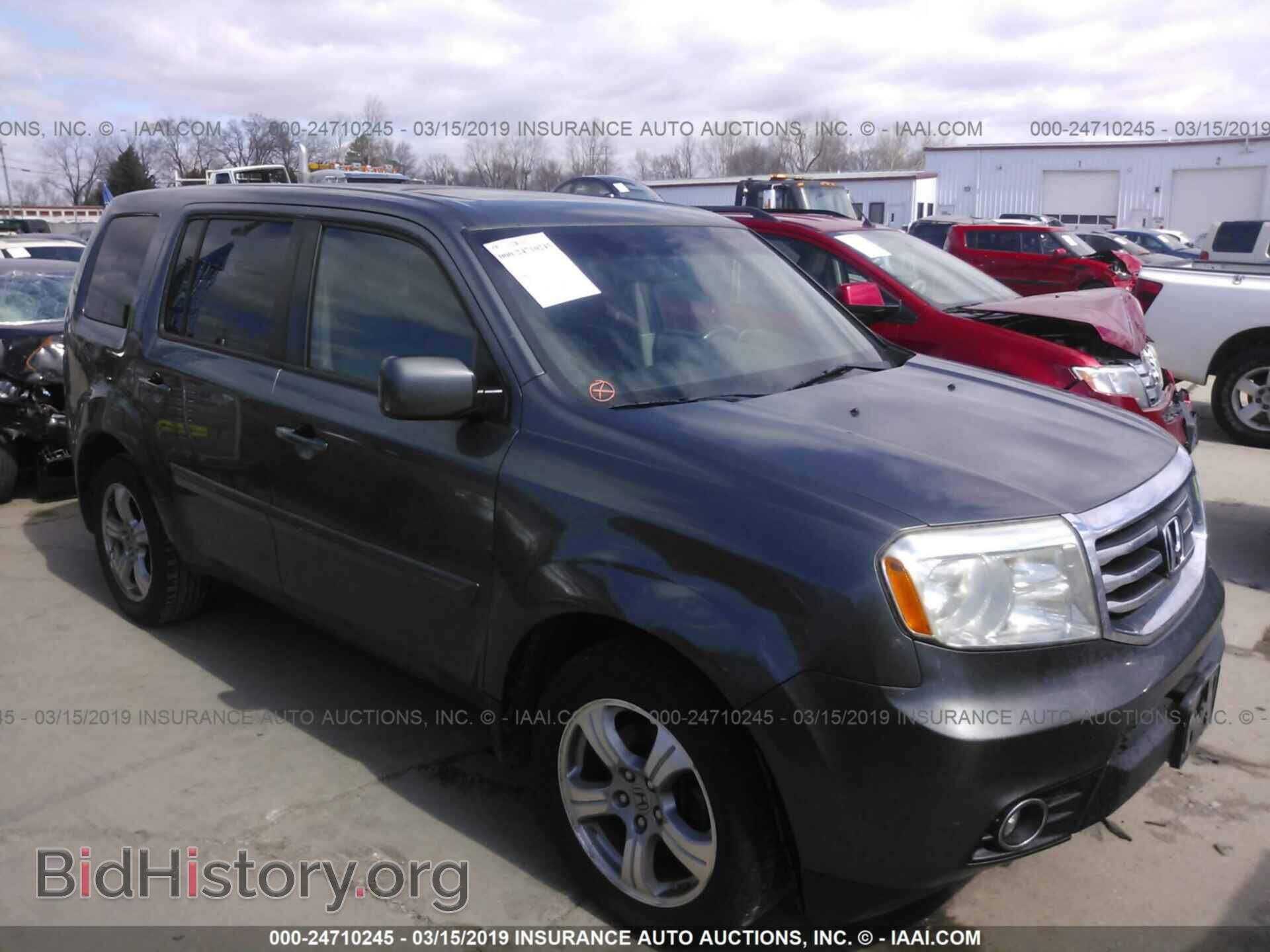 Фотография 5FNYF4H55CB038337 - HONDA PILOT 2012