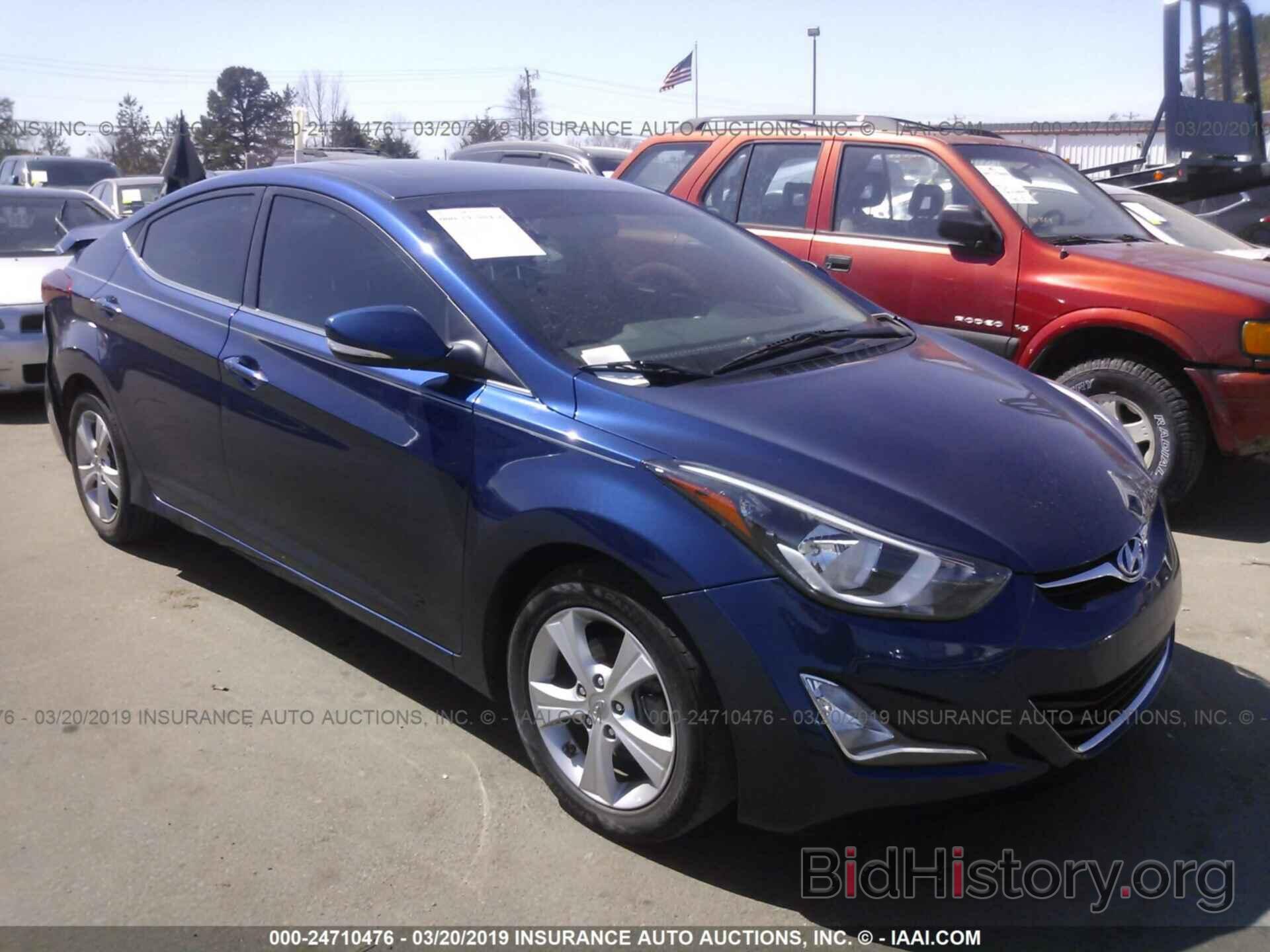 Photo 5NPDH4AE9GH748237 - HYUNDAI ELANTRA 2016