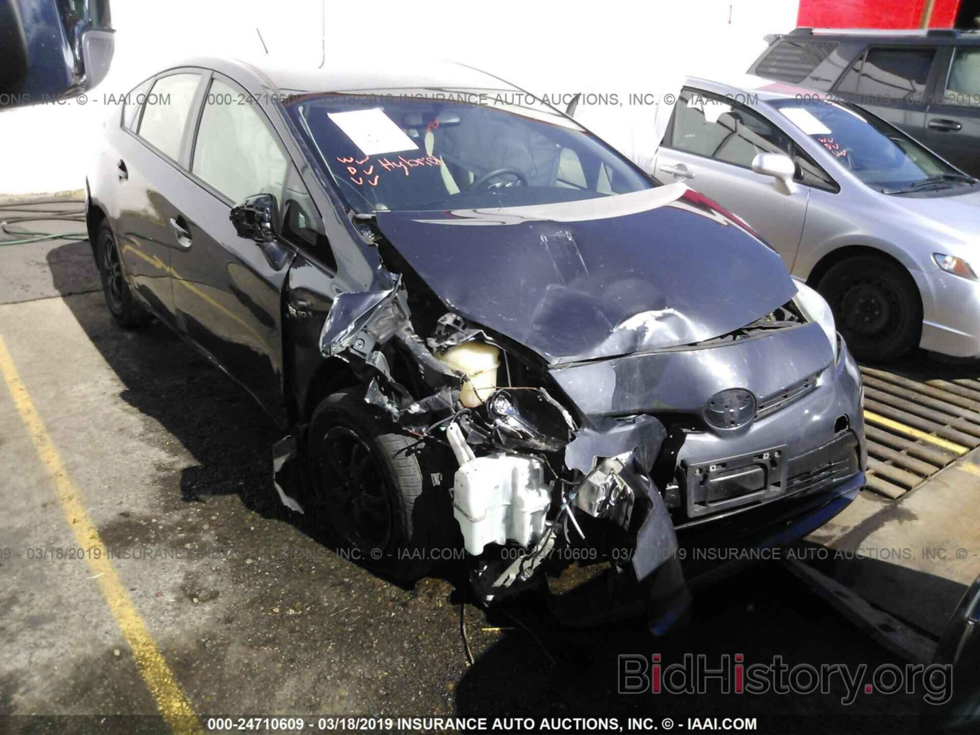 Photo JTDKN3DU0E1740836 - TOYOTA PRIUS 2014