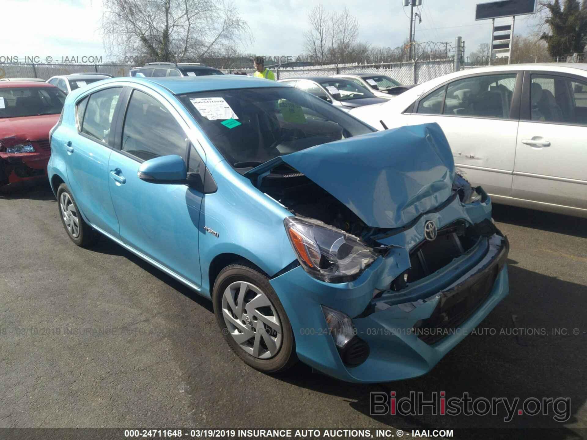 Photo JTDKDTB33F1086543 - TOYOTA PRIUS C 2015