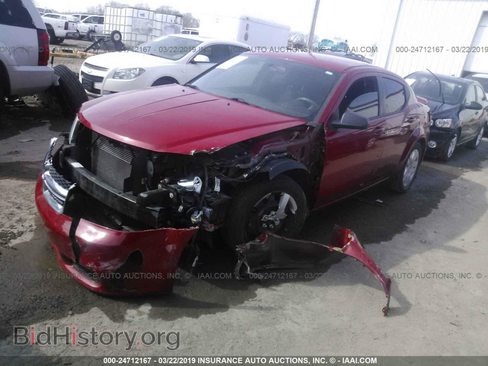 2011 DODGE AVENGER - VIN: 1B3BD4FB0BN518727 - Фото 2