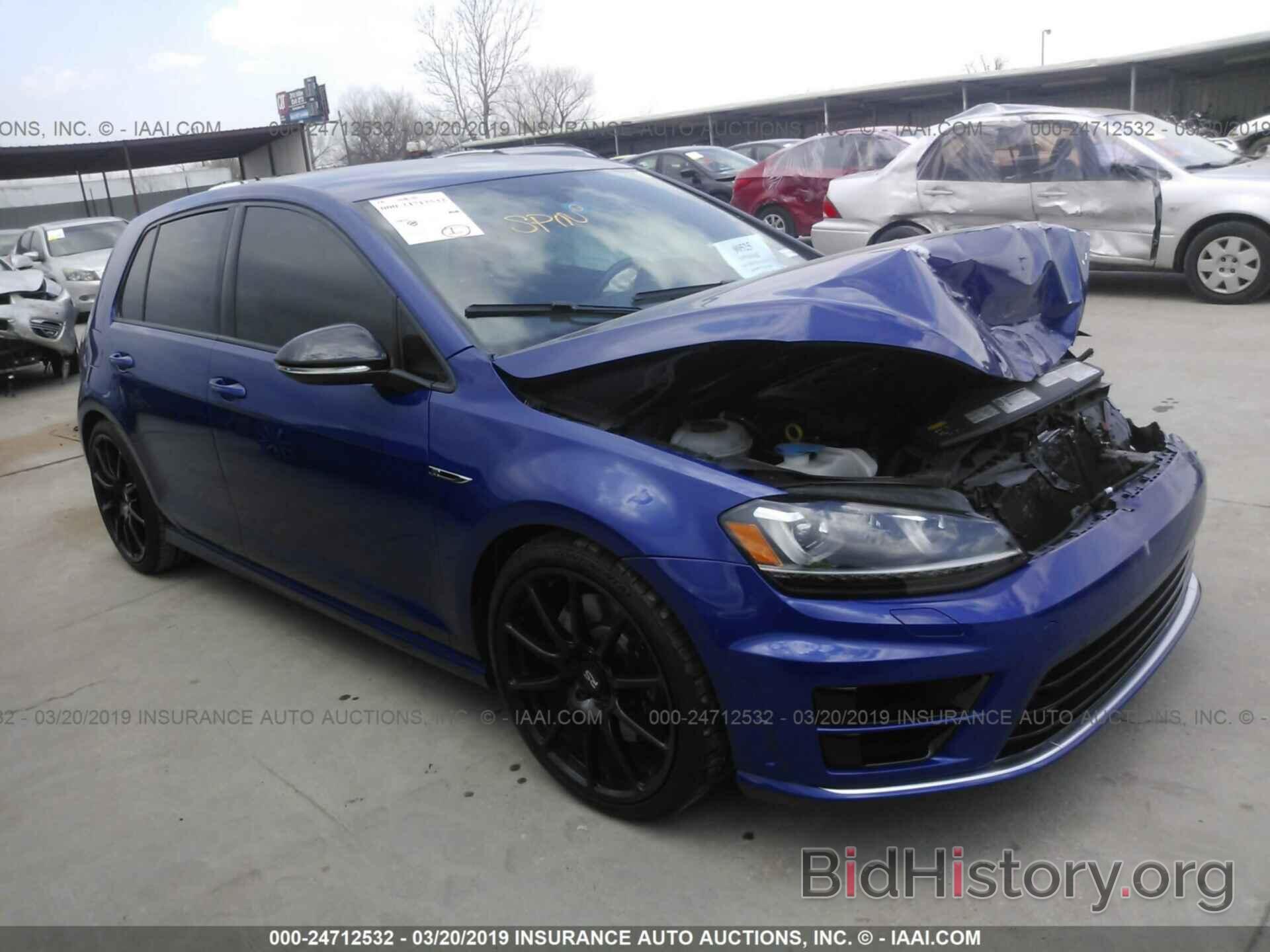 Photo WVWUF7AU0GW038152 - VOLKSWAGEN GOLF R 2016