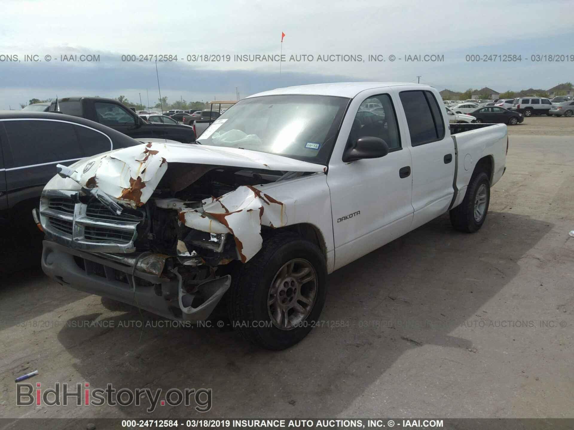 2001 DODGE DAKOTA - VIN: 1B7GL2AX91S179660 - Фото 2