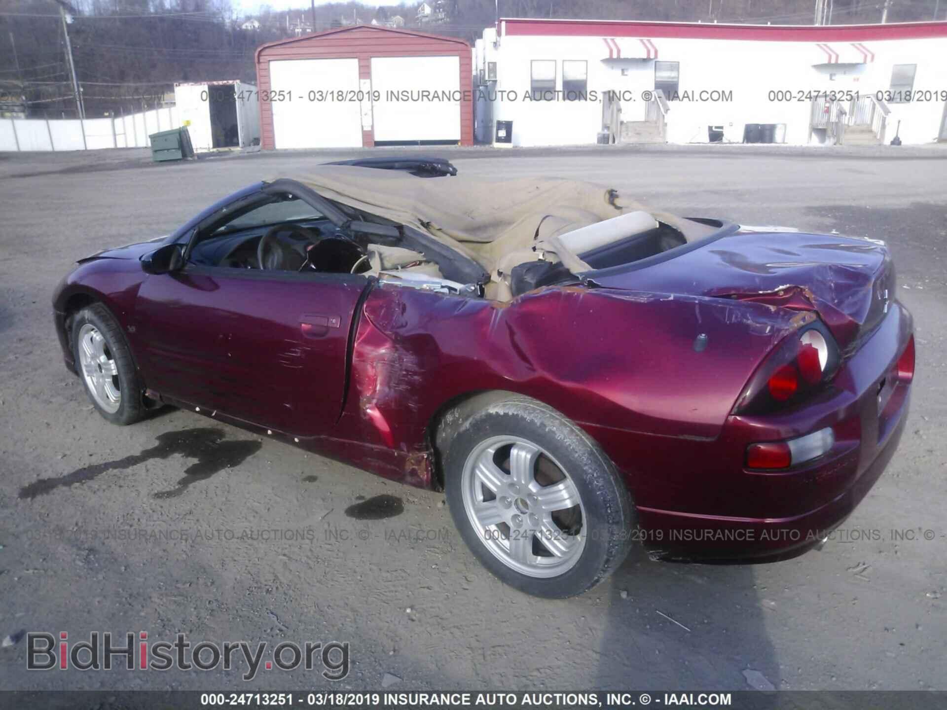 2001 MITSUBISHI ECLIPSE - VIN: 4A3AE85H01E053740 - Фото 3
