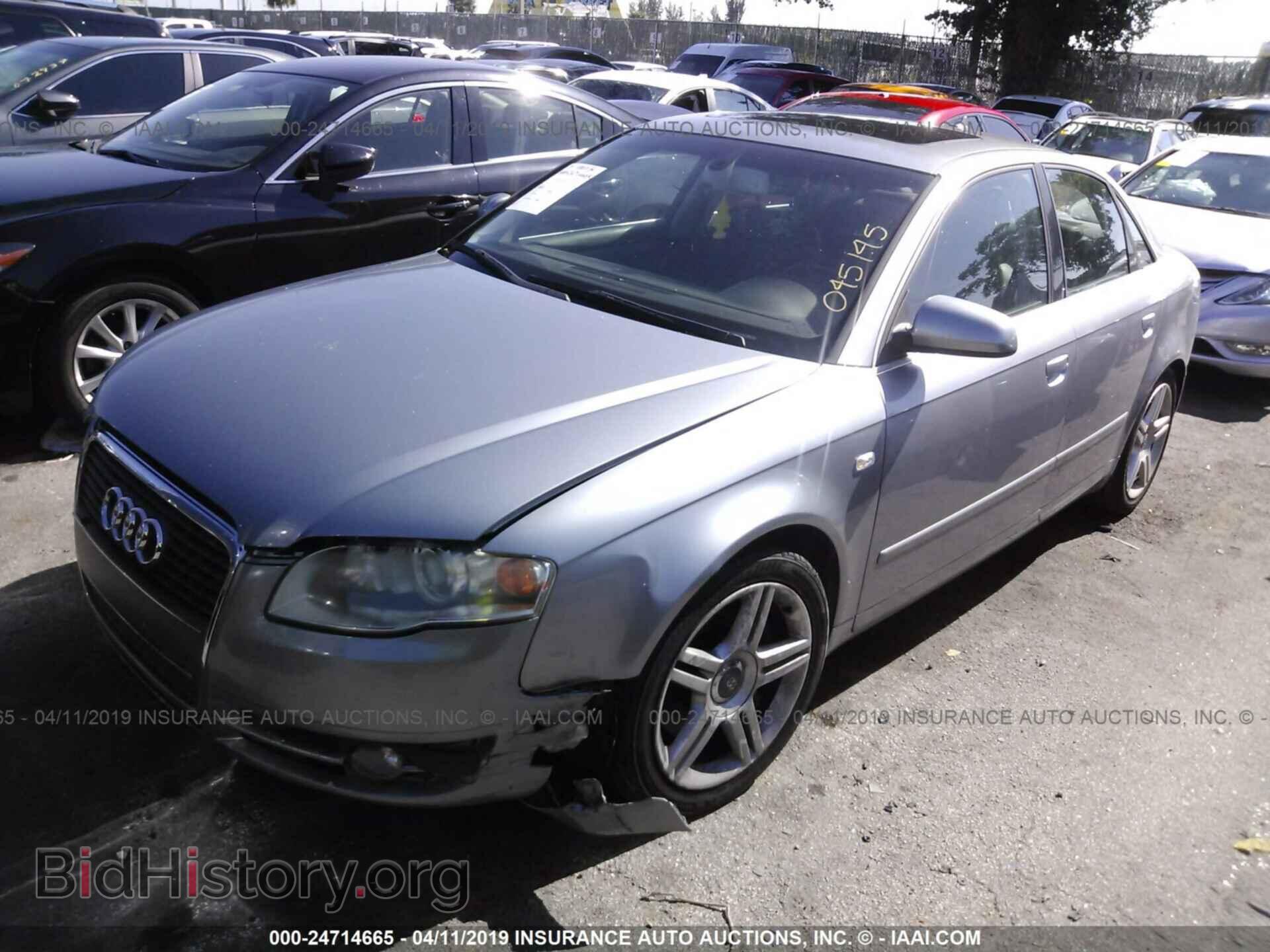 2007 AUDI A4 - VIN: WAUAF78E07A045145 - Фото 2