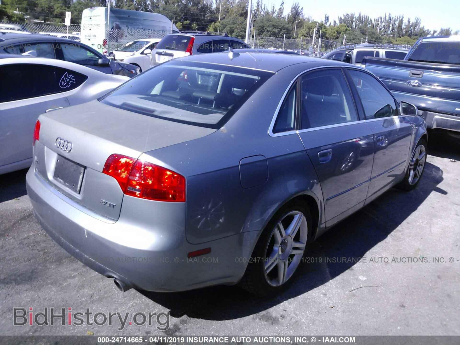 2007 AUDI A4 - VIN: WAUAF78E07A045145 - Фото 4