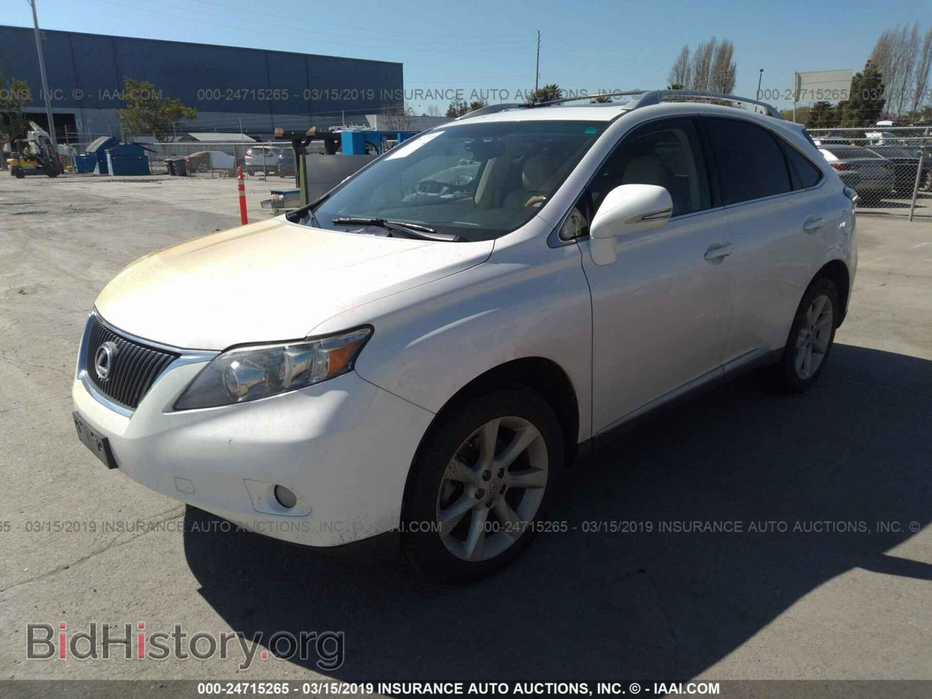 Photo 2T2ZK1BA4CC071785 - LEXUS RX 2012