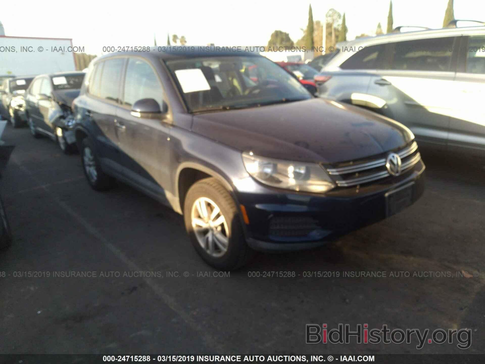 Photo WVGAV7AX4CW551815 - VOLKSWAGEN TIGUAN 2012