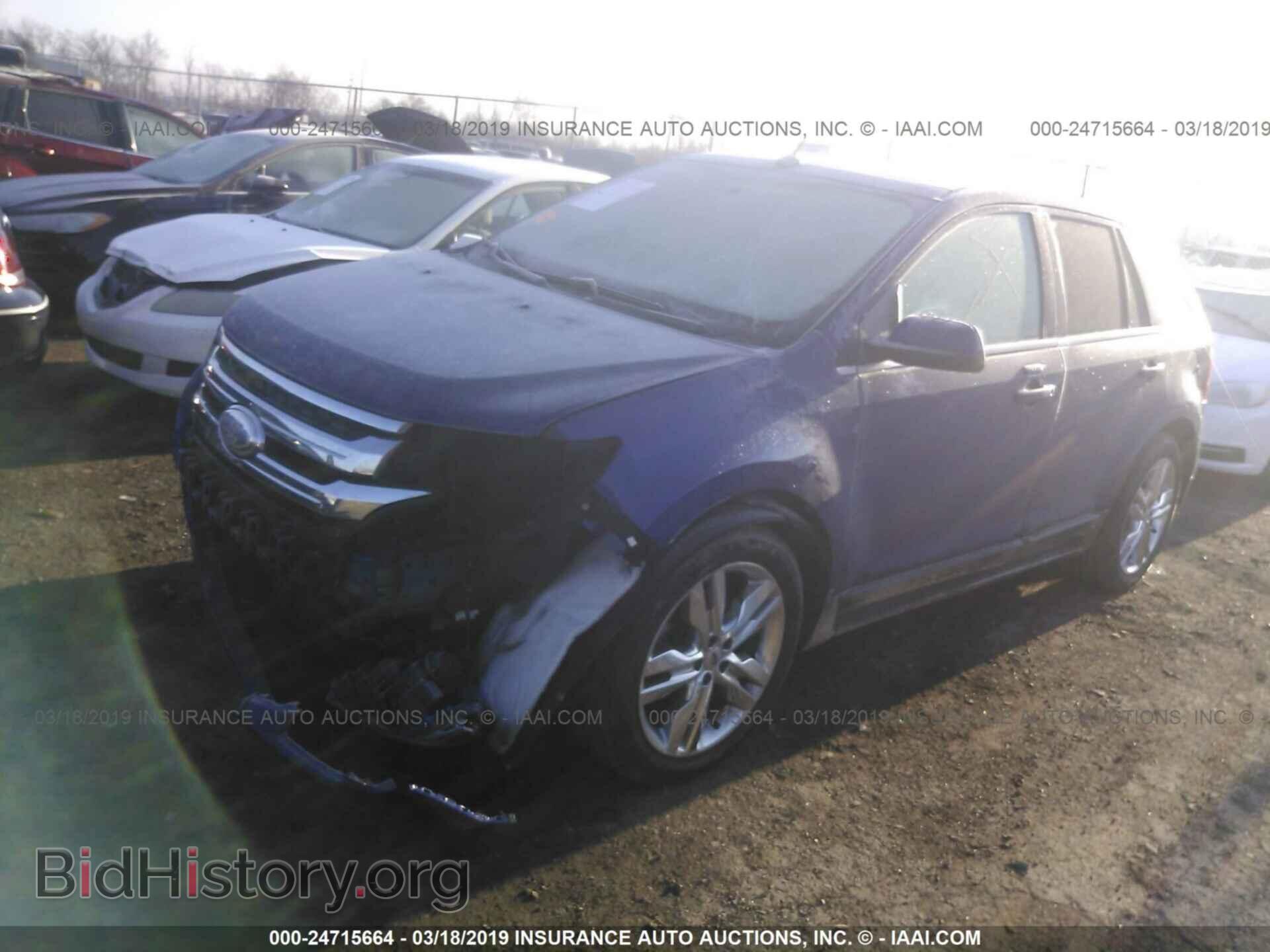 2013 FORD EDGE - VIN: 2FMDK3K91DBA82748 - Фото 2
