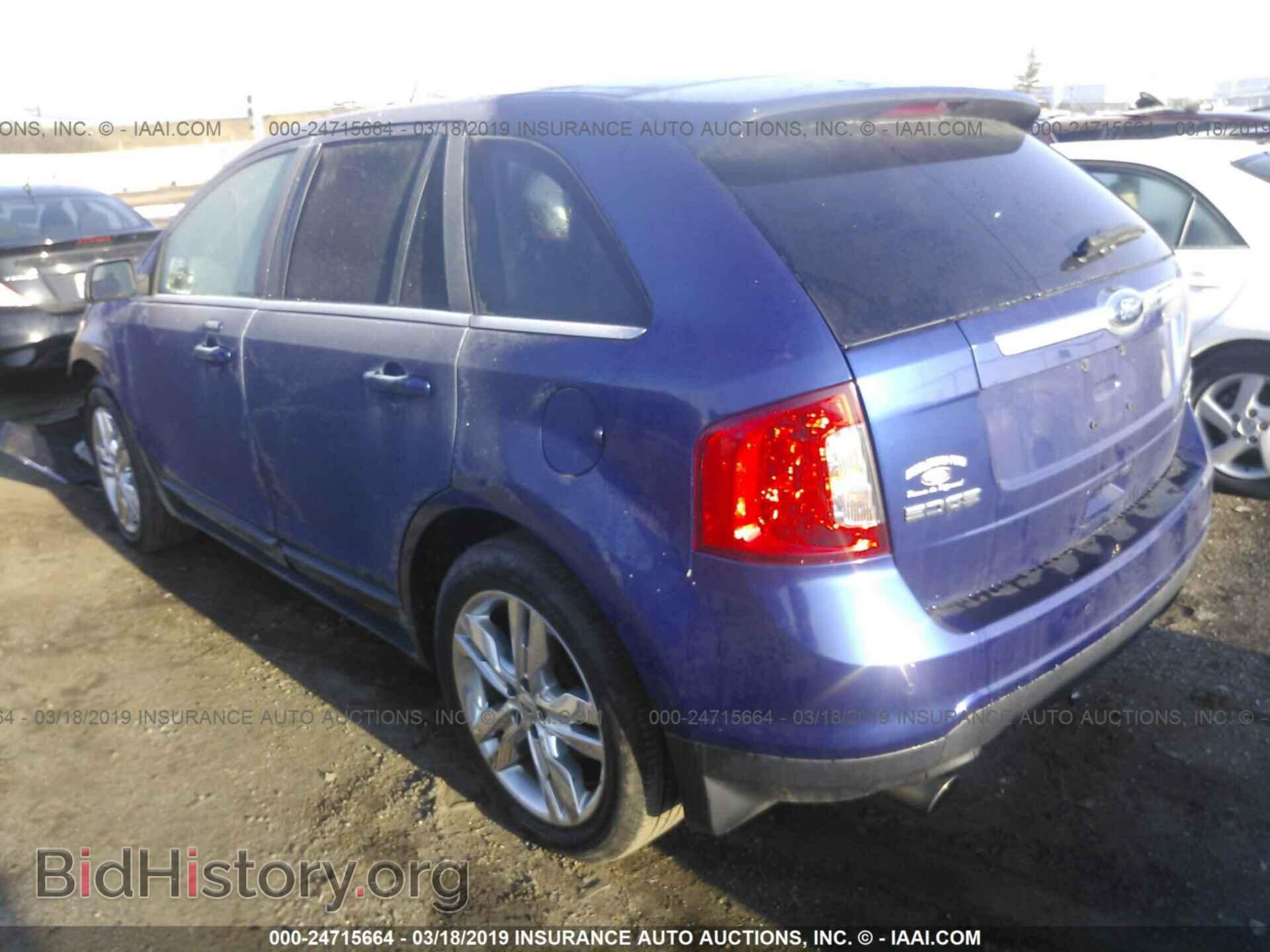 2013 FORD EDGE - VIN: 2FMDK3K91DBA82748 - Фото 3