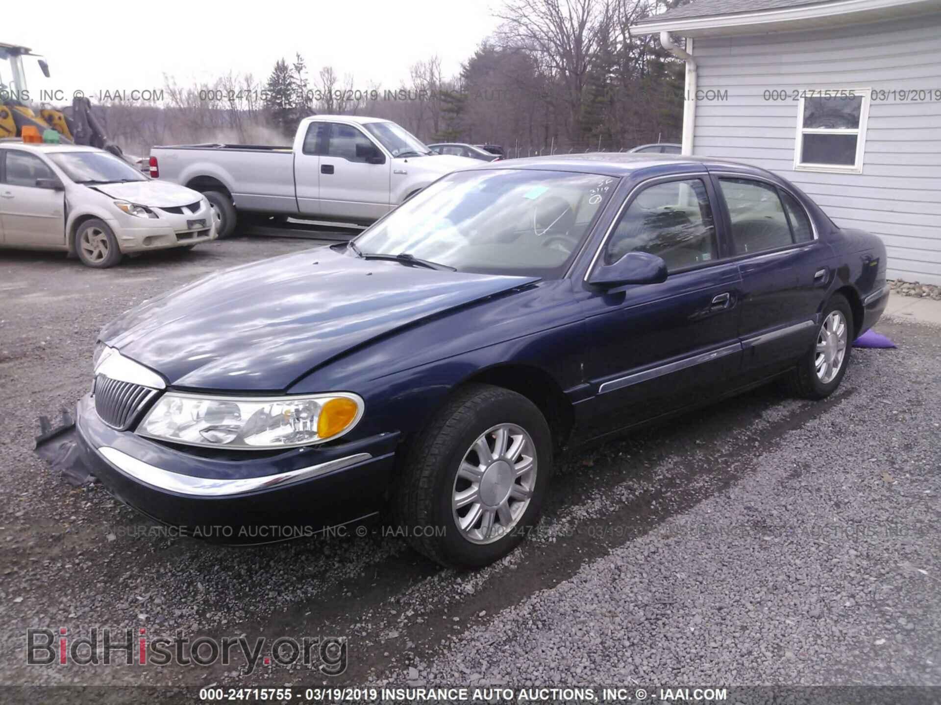 2002 LINCOLN CONTINENTAL - VIN: 1LNHM97V72Y678564 - Фото 2