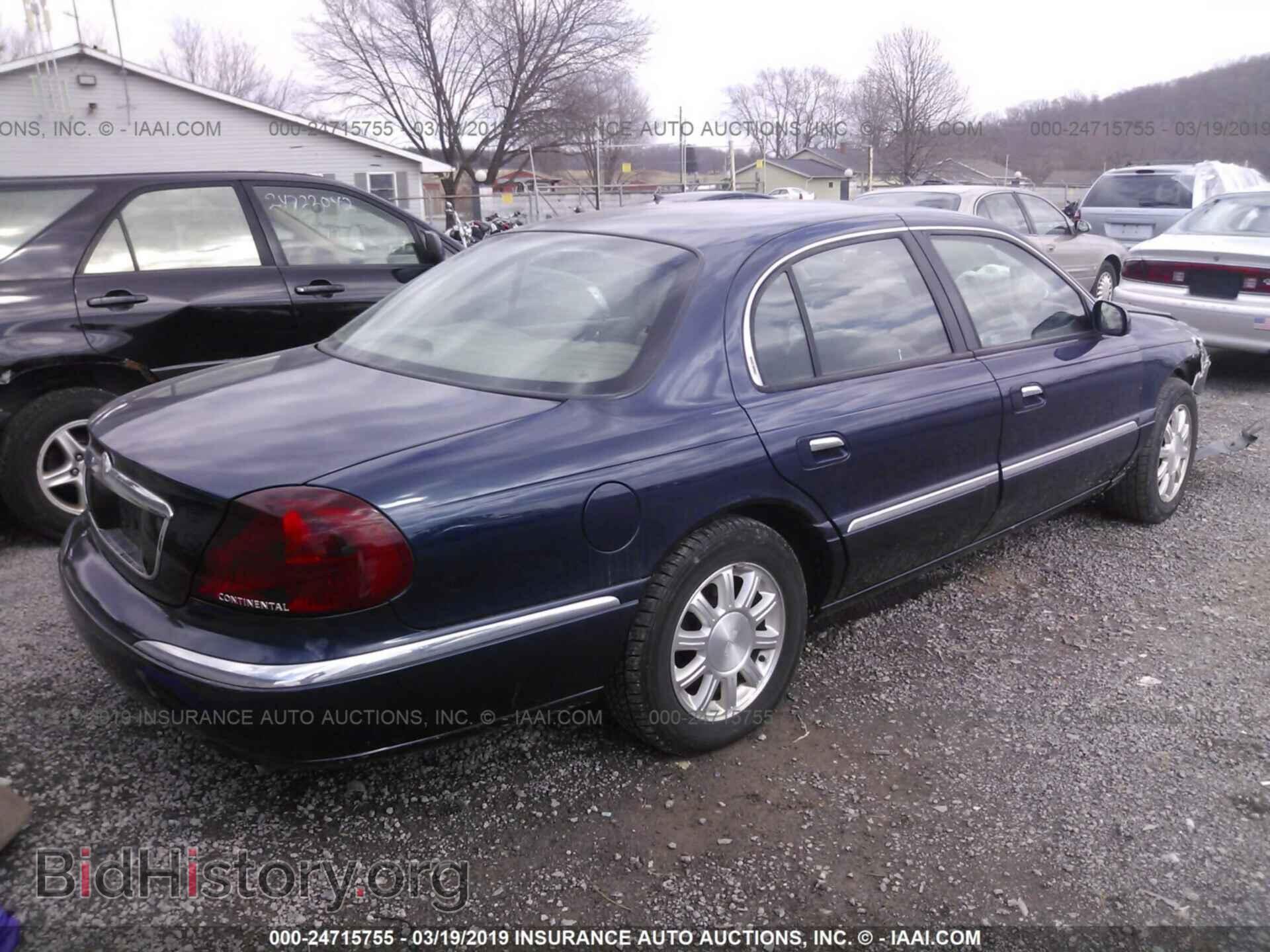 2002 LINCOLN CONTINENTAL - VIN: 1LNHM97V72Y678564 - Фото 4