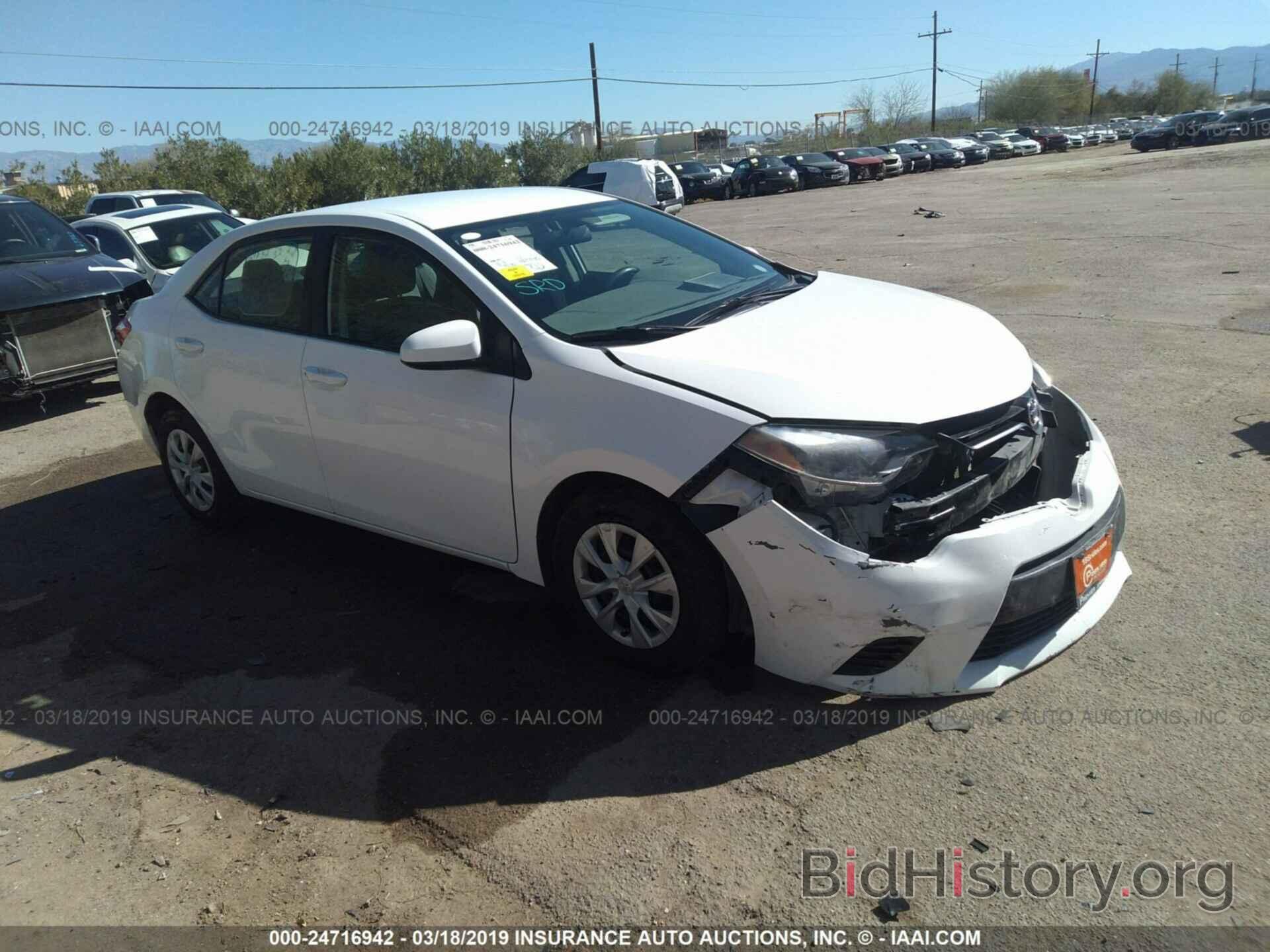 Photo 2T1BURHE4FC355415 - TOYOTA COROLLA 2015