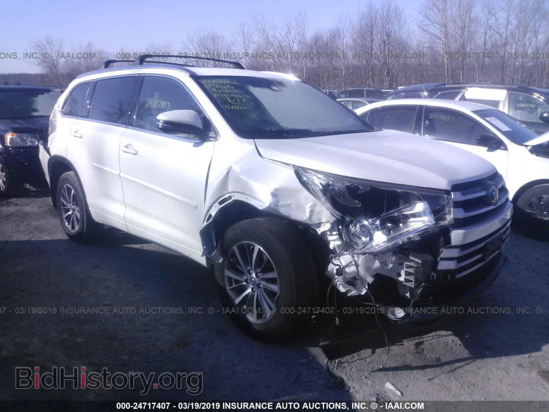 Фотография 5TDJZRFH9HS510190 - TOYOTA HIGHLANDER 2017
