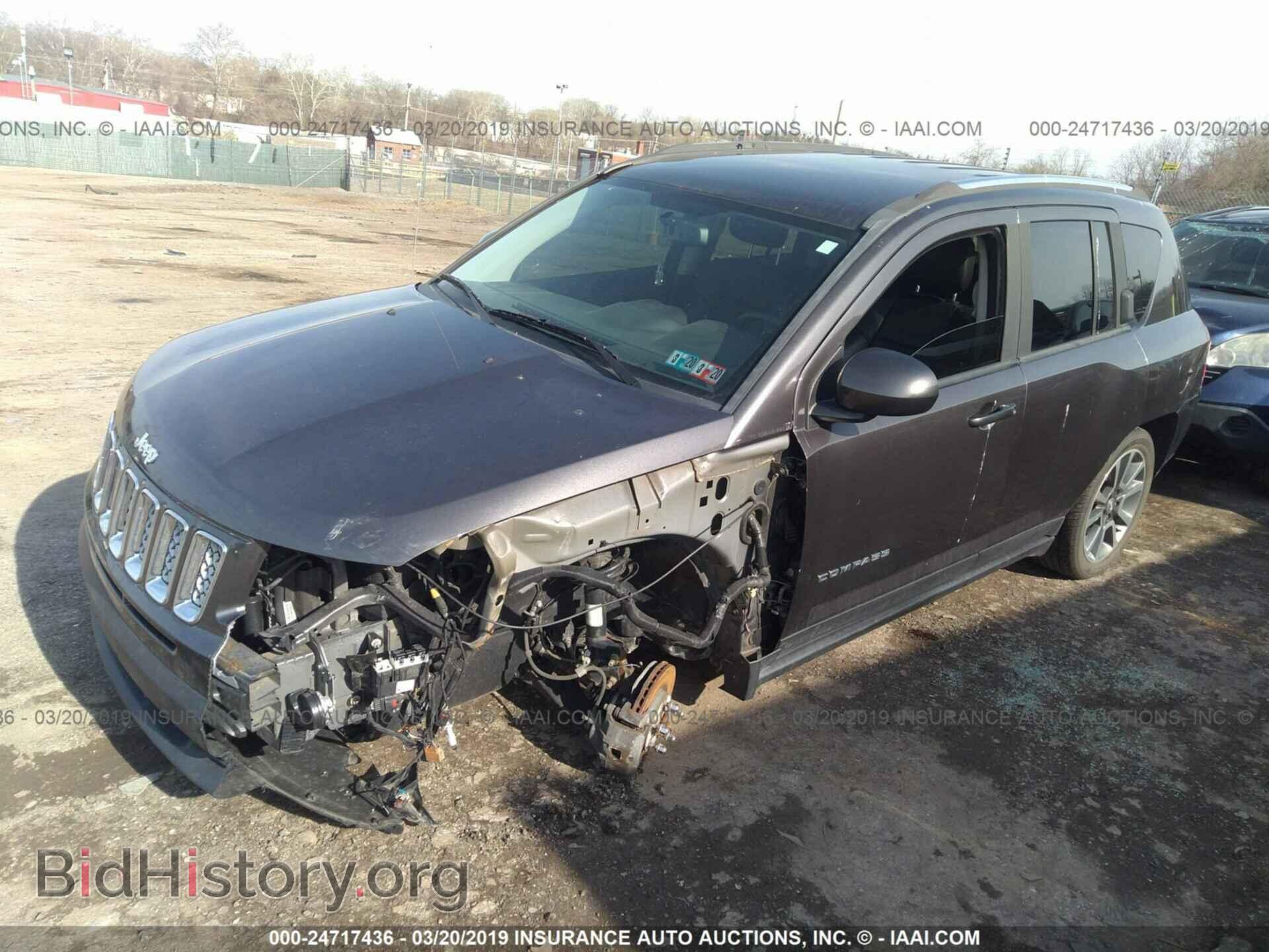 2014 JEEP COMPASS - VIN: 1C4NJDCB3ED846601 - Фото 2
