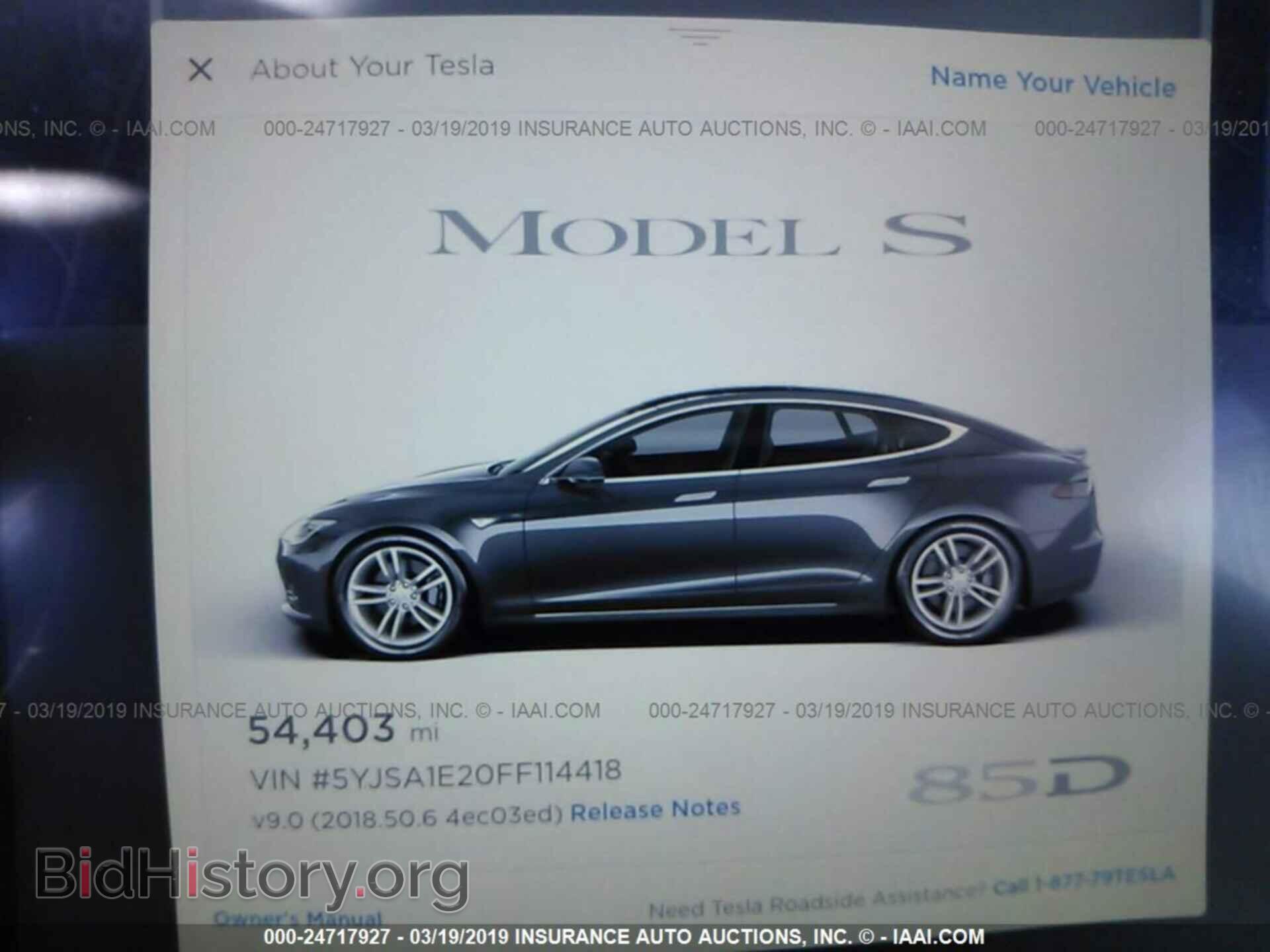2015 TESLA MODEL S - VIN: 5YJSA1E20FF114418 - Photo 7
