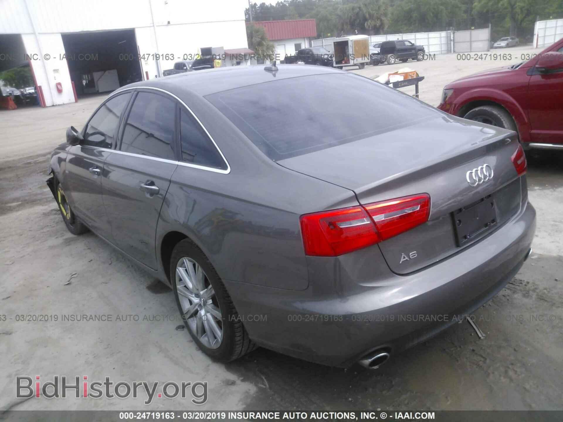 2013 AUDI A6 - VIN: WAUGFAFC0DN021912 - Фото 3