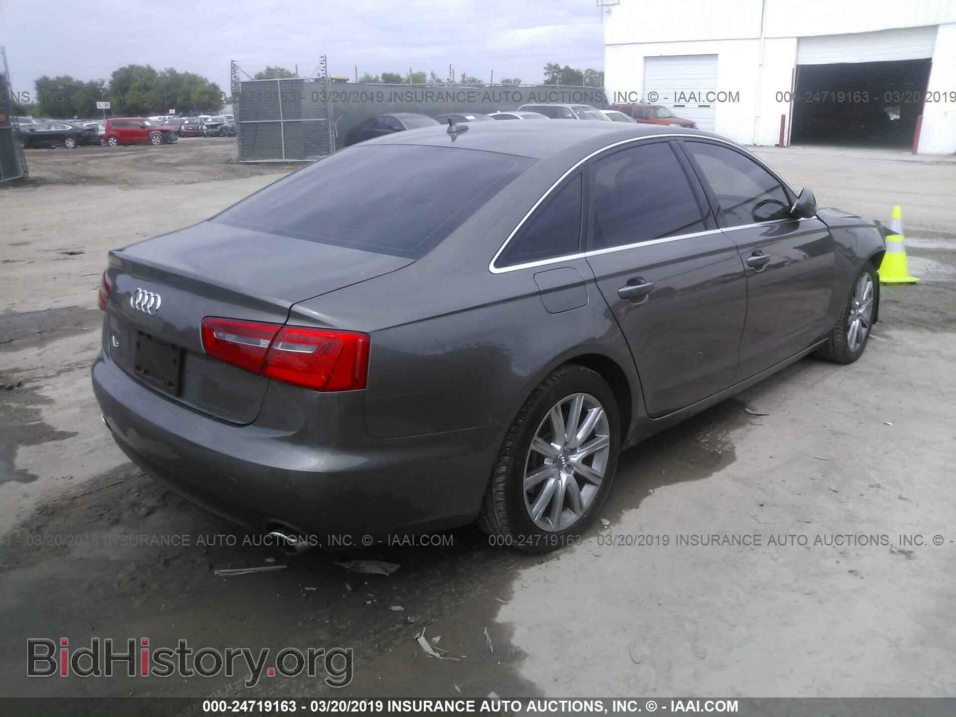 2013 AUDI A6 - VIN: WAUGFAFC0DN021912 - Фото 4