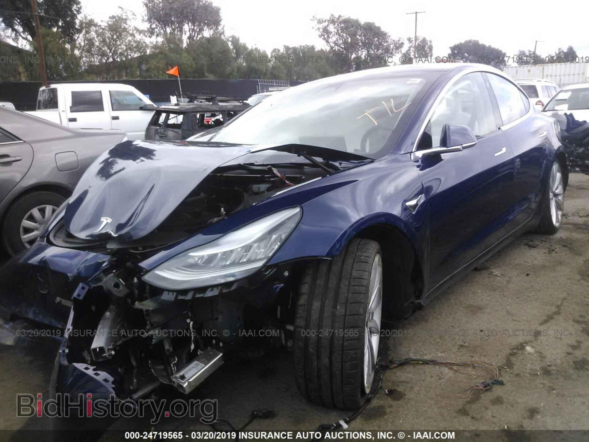 2018 TESLA MODEL 3 - VIN: 5YJ3E1EB8JF080732 - Фото 2
